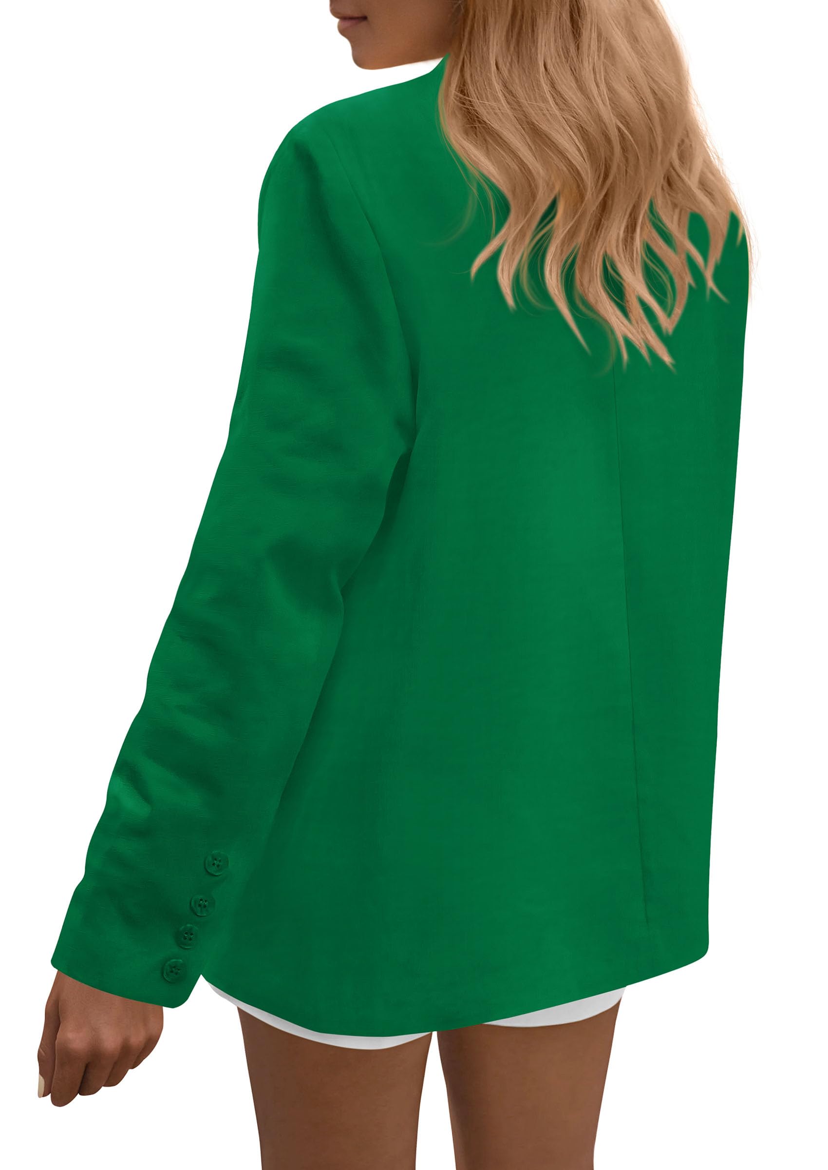 Blazers for Women Business Casual Outfits Green,S