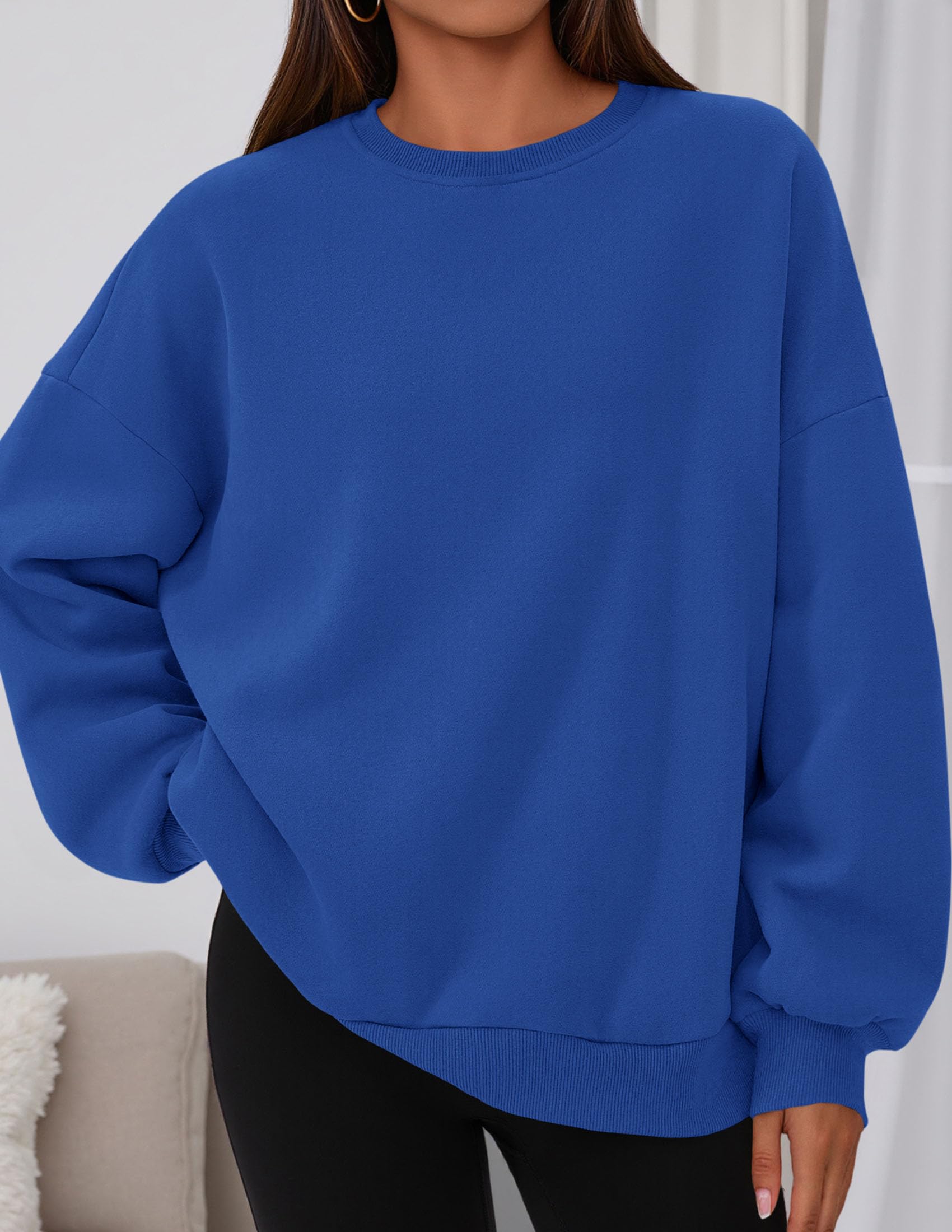 Womens Oversized Crewneck Sweatshirt 2026 Fall Outfits