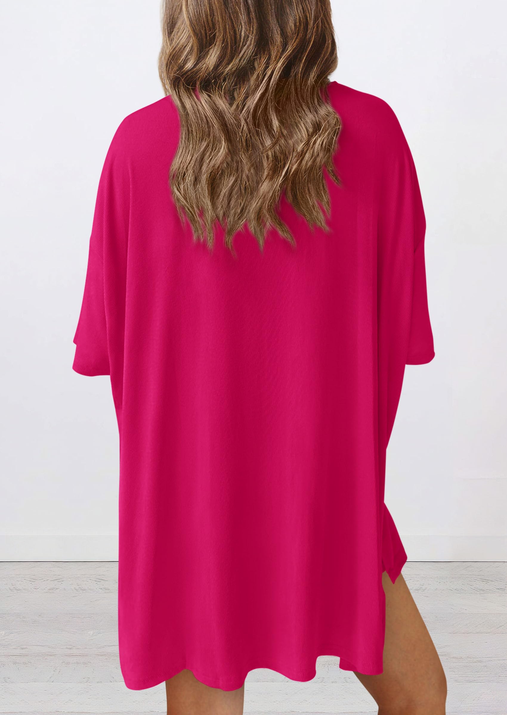 Women 2 Piece Lounge Set Airport Travel Outfit, Rose Red,S