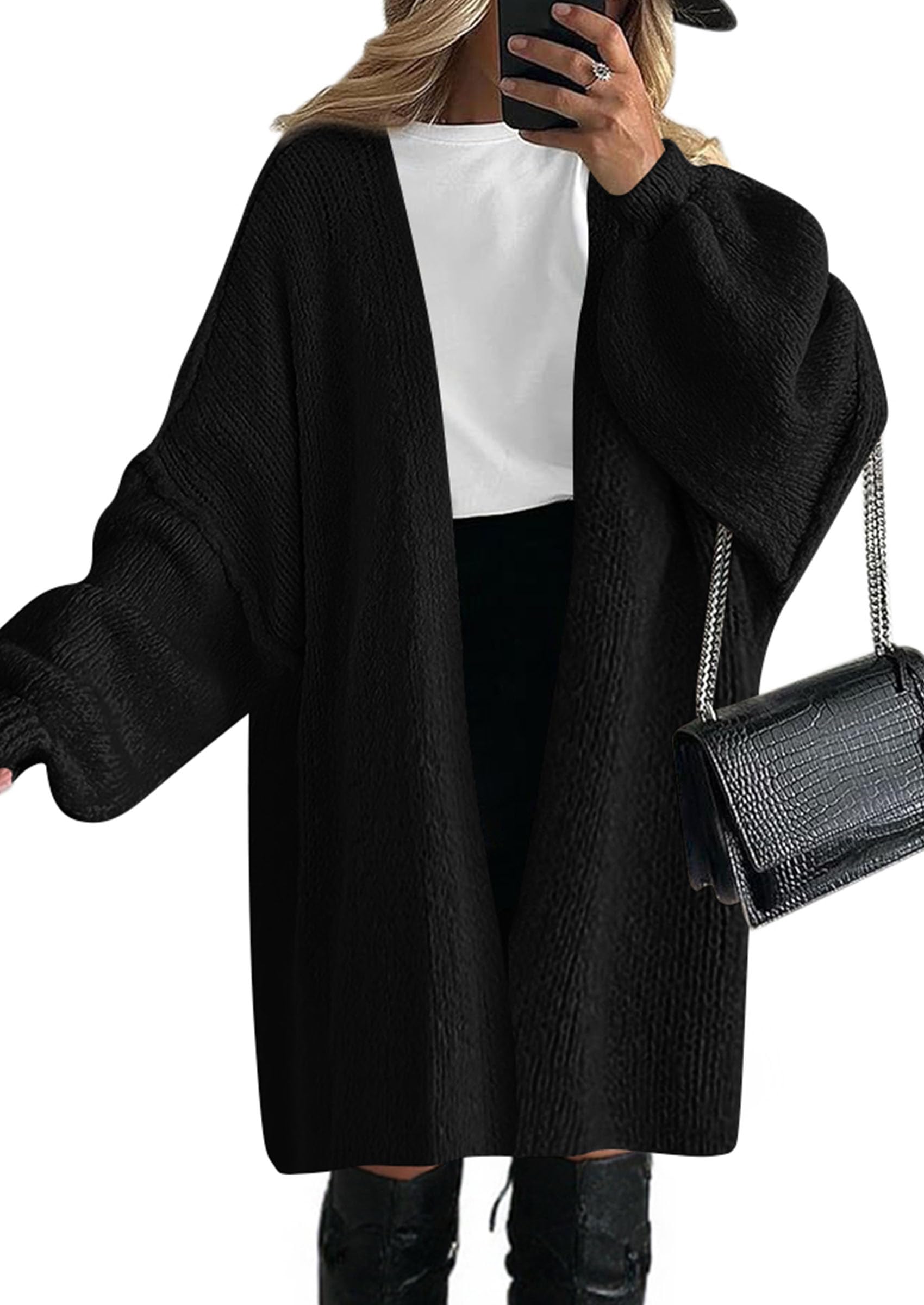 Cardigan Sweaters for Women Fall Oversized Long Cardigans