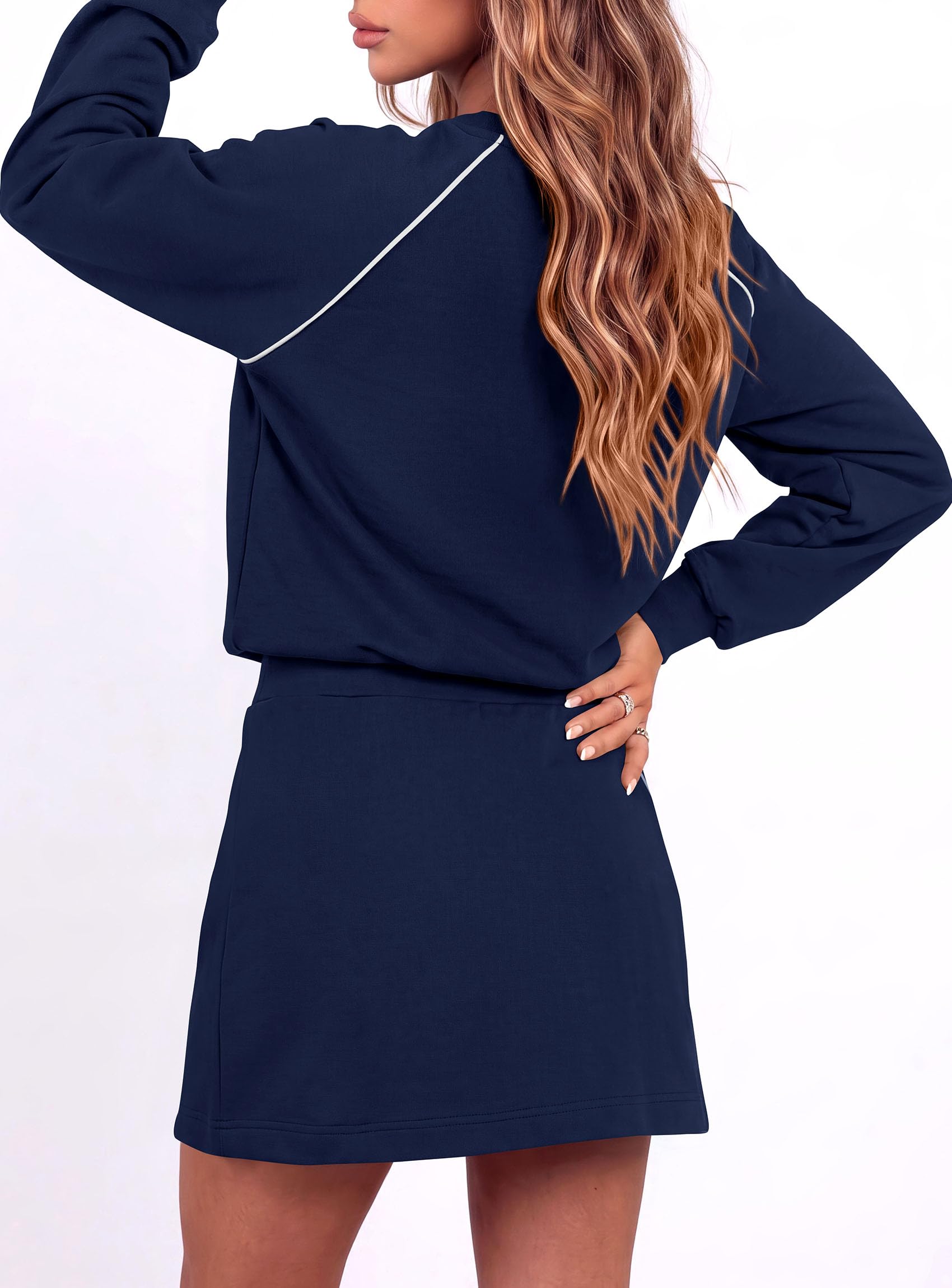 Women's Two Piece Airport Outfits Matching Skirt Sets
