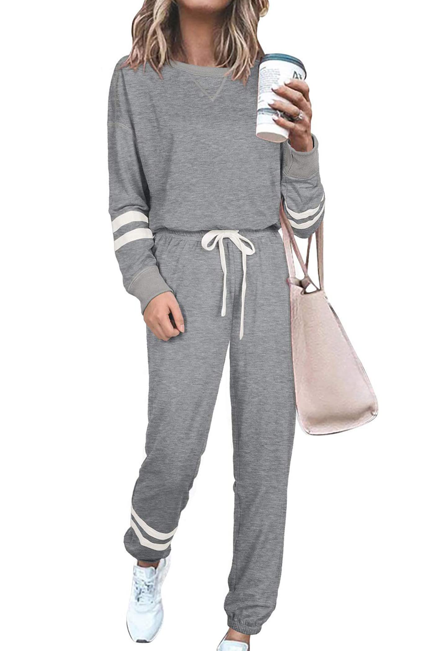 Women's Pajama Sets Casual 2 Piece Fall Matching Lounge Set