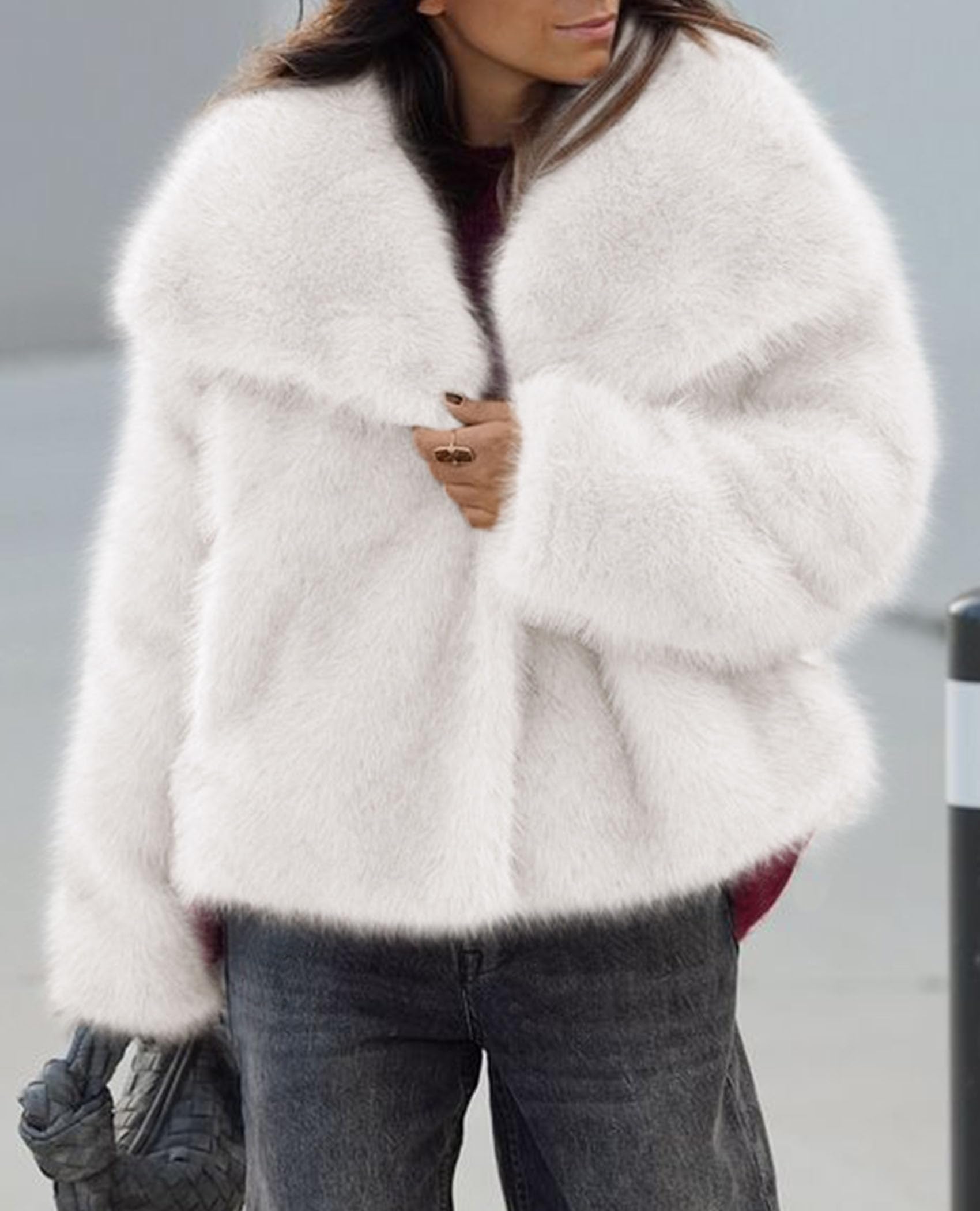 Womens Winter Coats Faux Fur Oversized Jackets