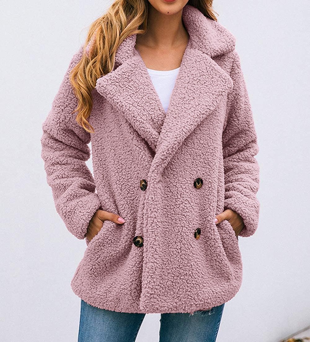 Oversized Sherpa Fleece Jacket Women's Winter Coats Outerwear