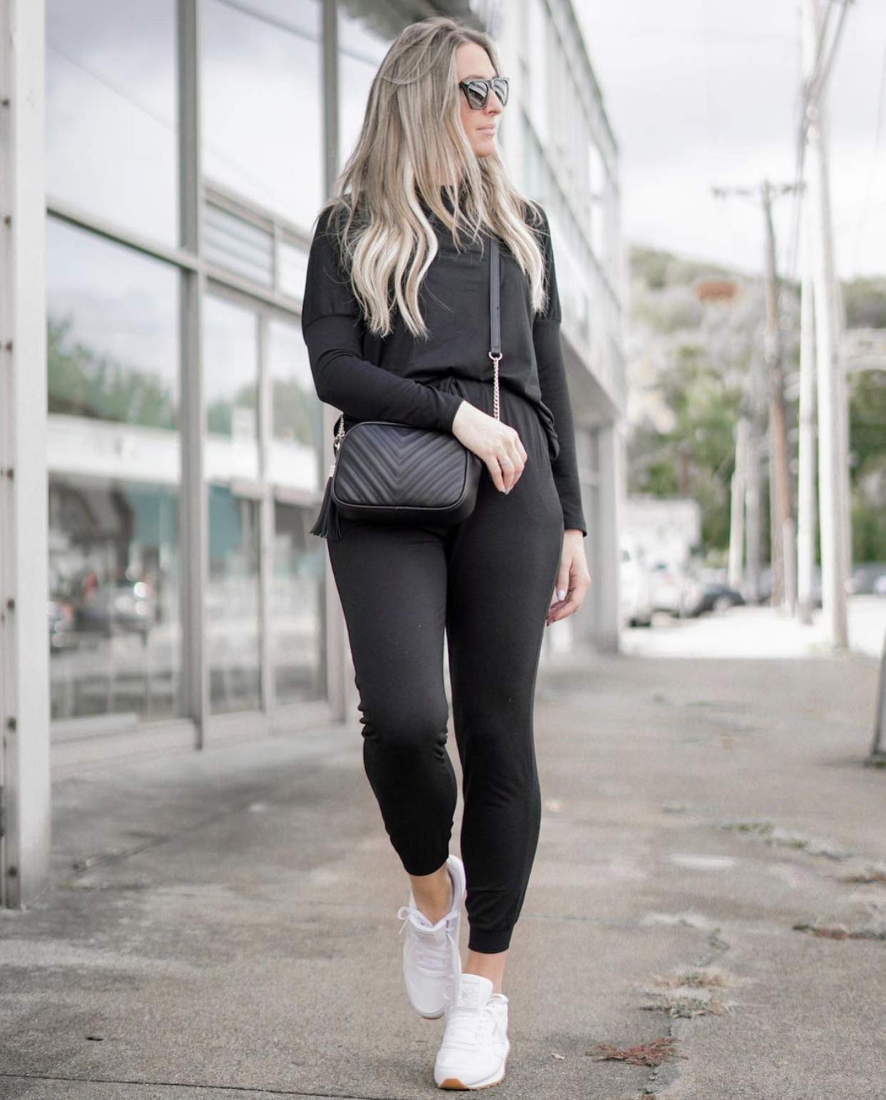 Airport Travel Outfit Women Fall 2 Piece Matching Lounge Sets