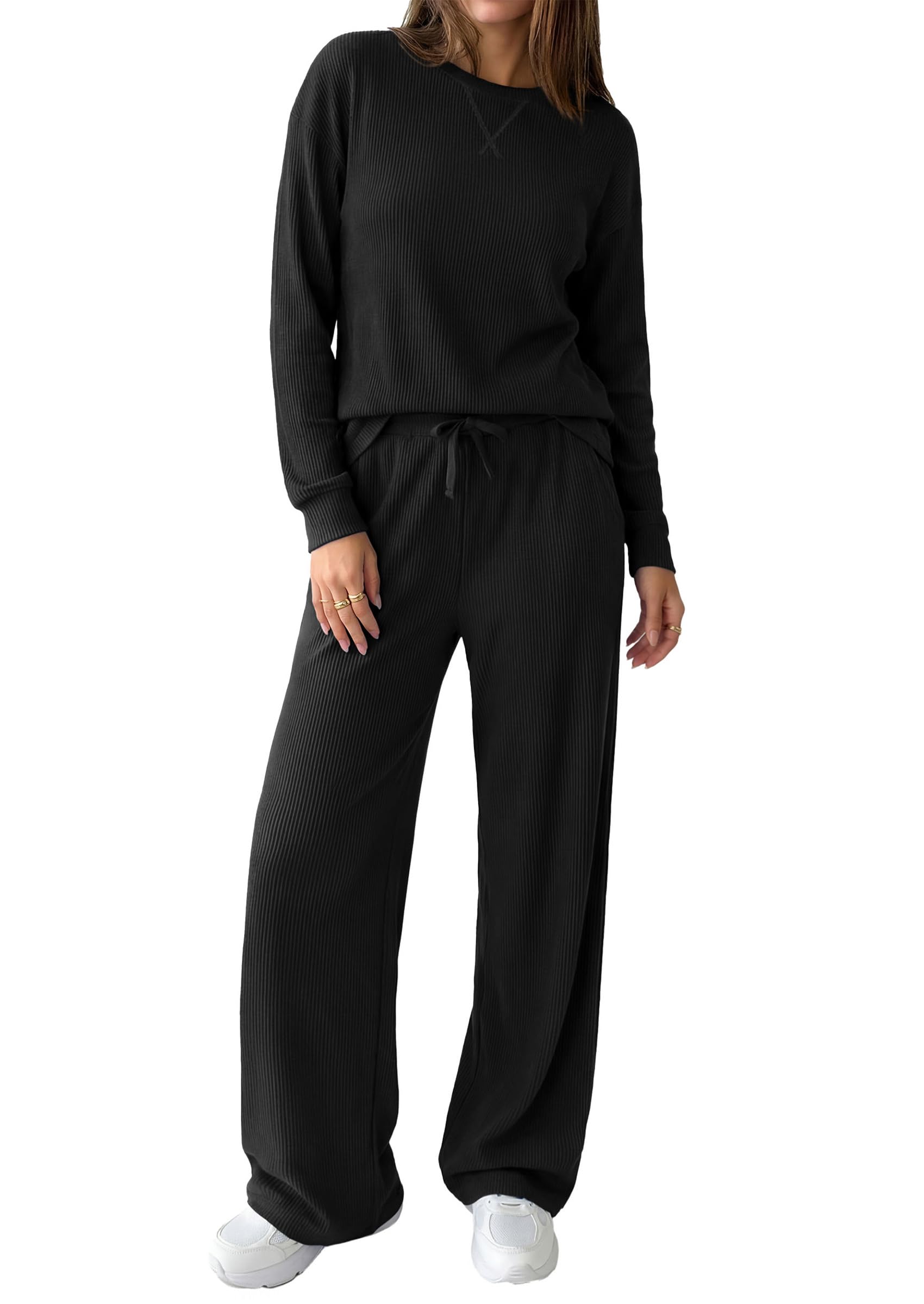 Women Matching Lounge Sets Fall 2 Piece Airport Travel Outfit