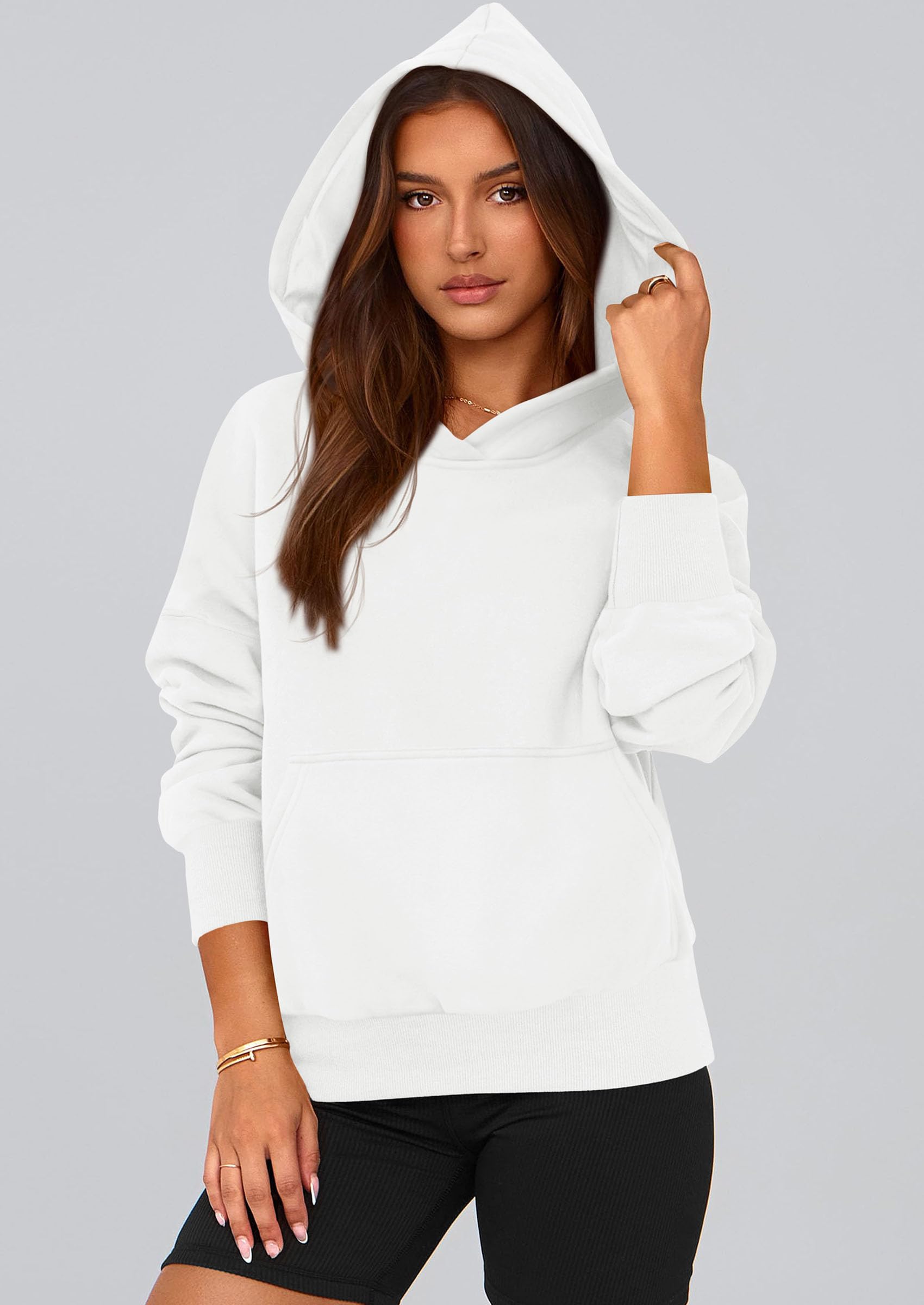 Women's Fall Half Zip Cropped Hoodie Sweatshirt