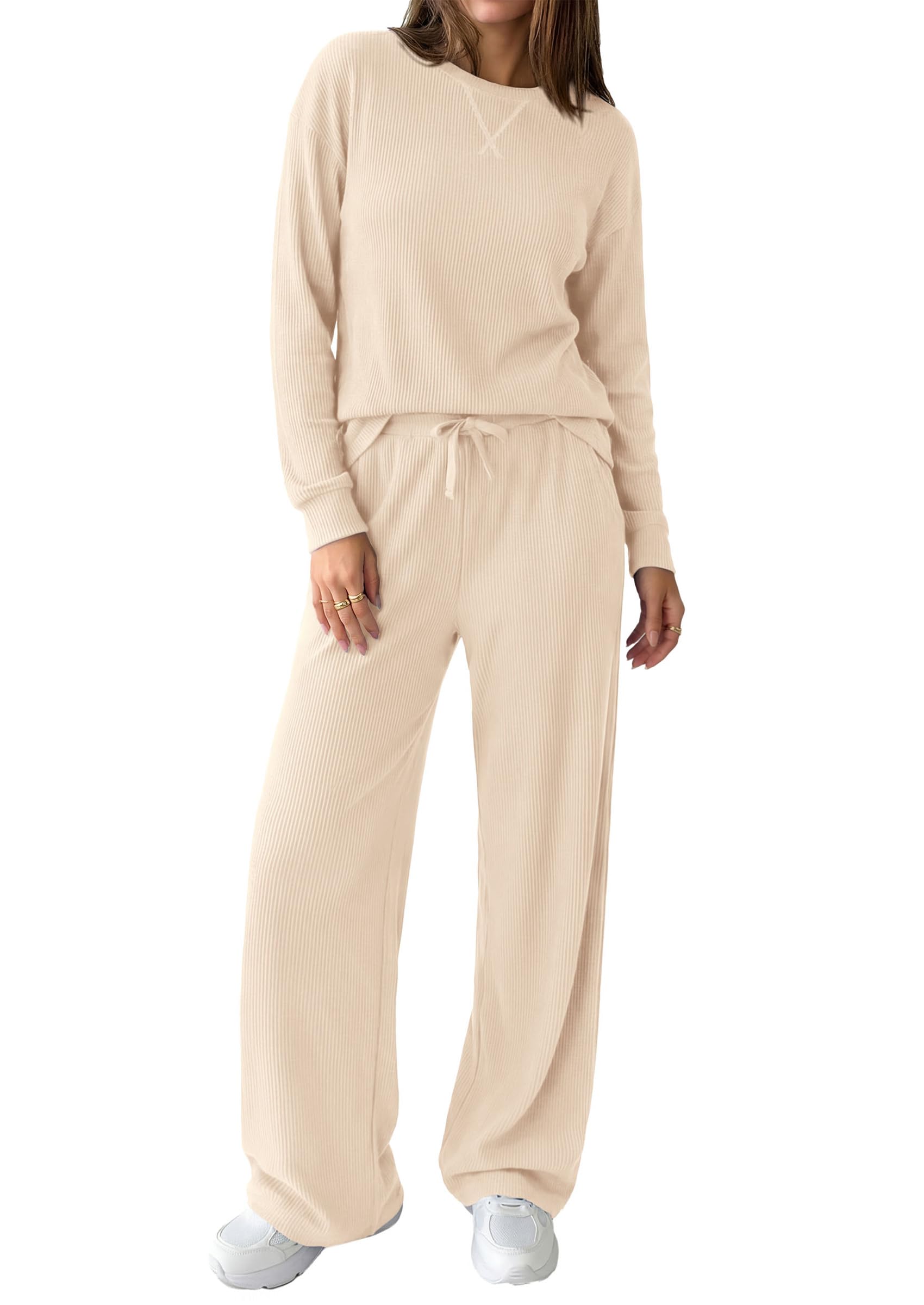 Women Matching Lounge Sets Fall 2 Piece Airport Travel Outfit