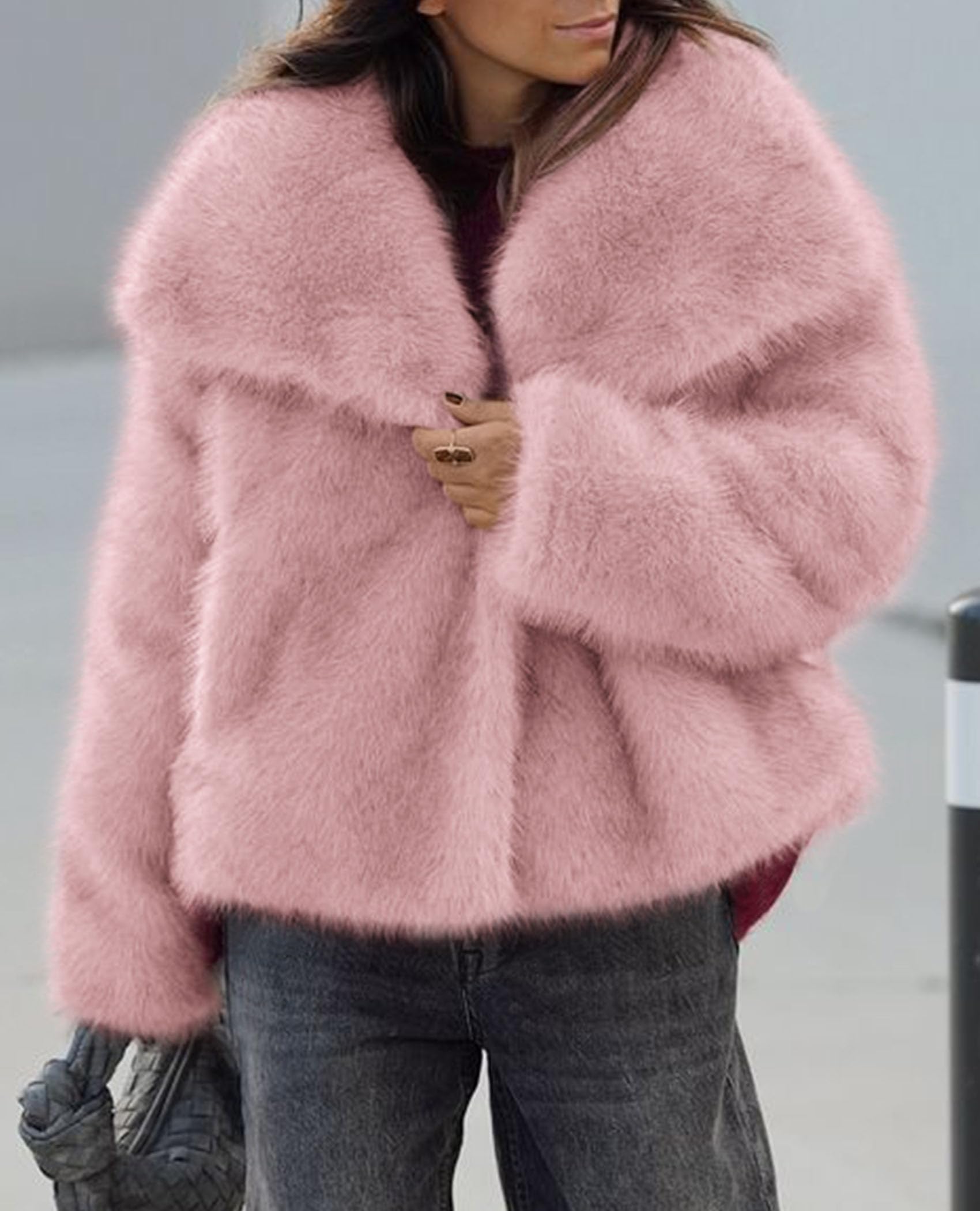 Womens Winter Coats Faux Fur Oversized Jackets