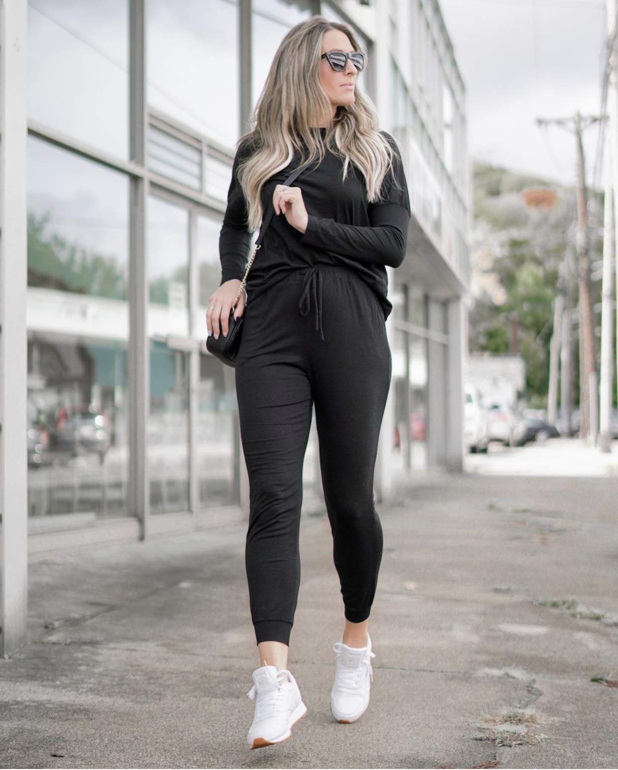 Airport Travel Outfit Women Fall 2 Piece Matching Lounge Sets