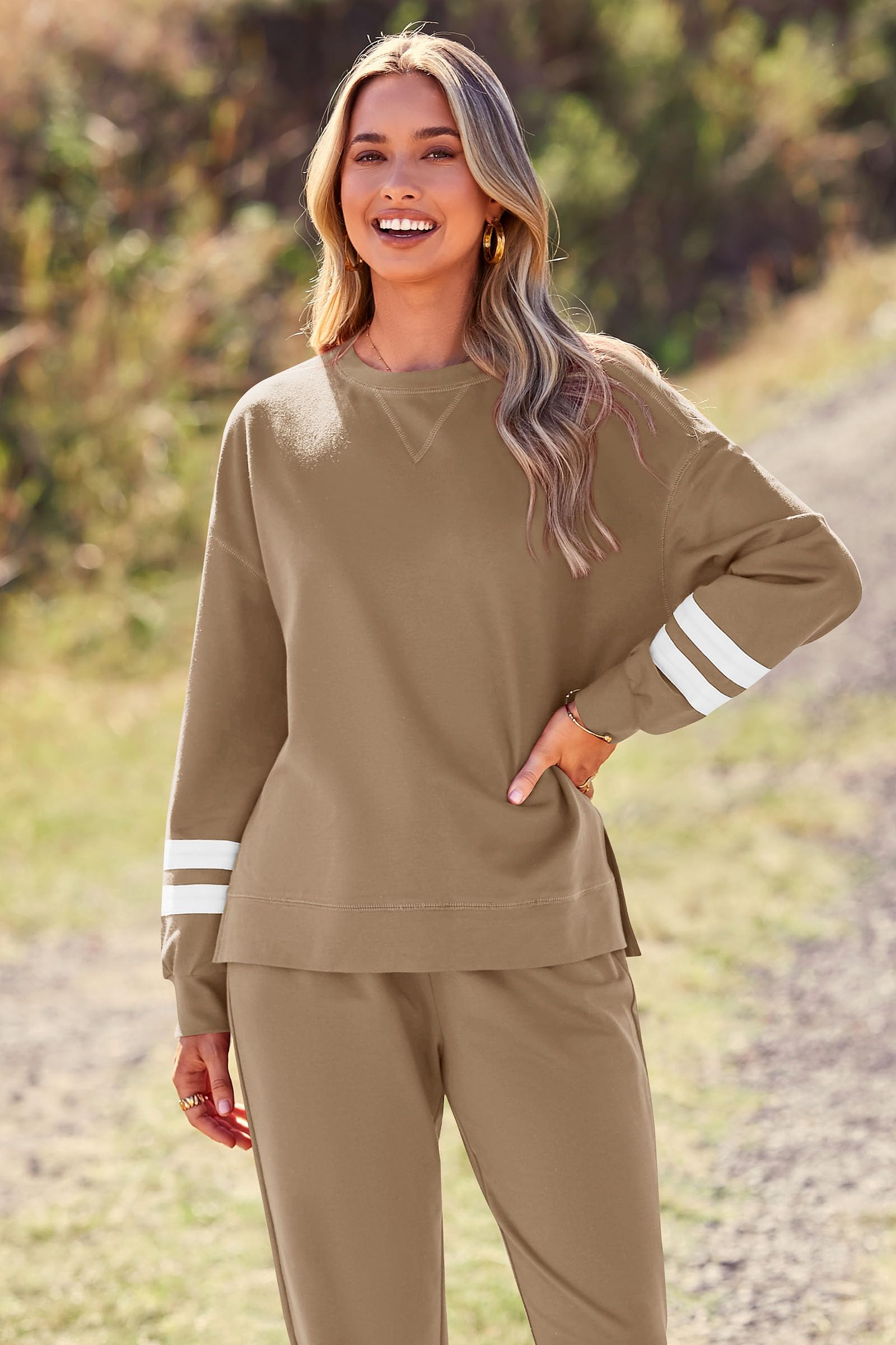 Women's Pajama Sets Casual 2 Piece Fall Matching Lounge Set