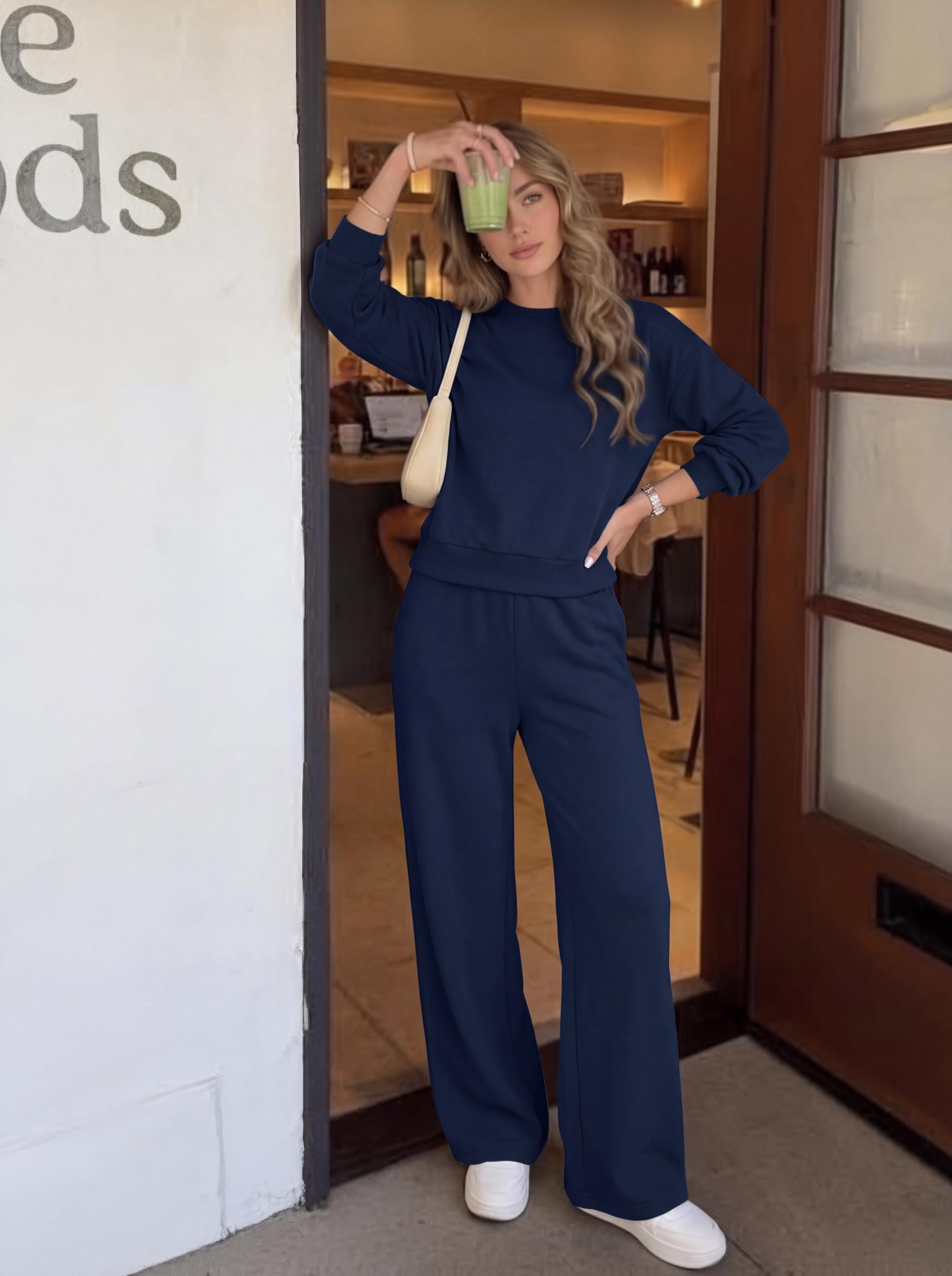 2 Piece Lounge Sets for Women Casual Sweatsuits Fall Clothes