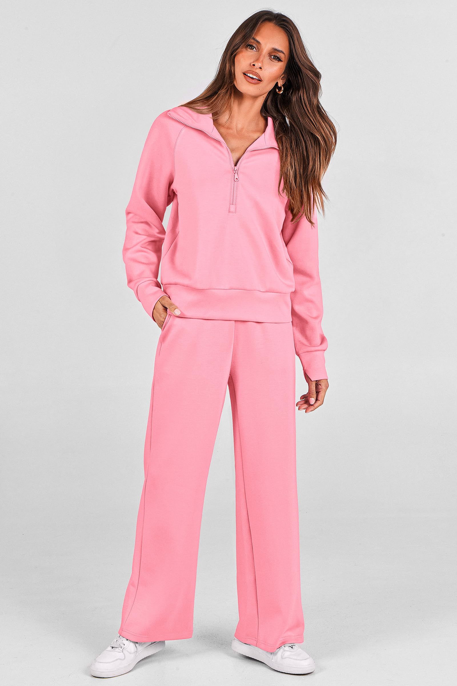 Women's 2 Piece Matching Lounge Set Sweatsuits