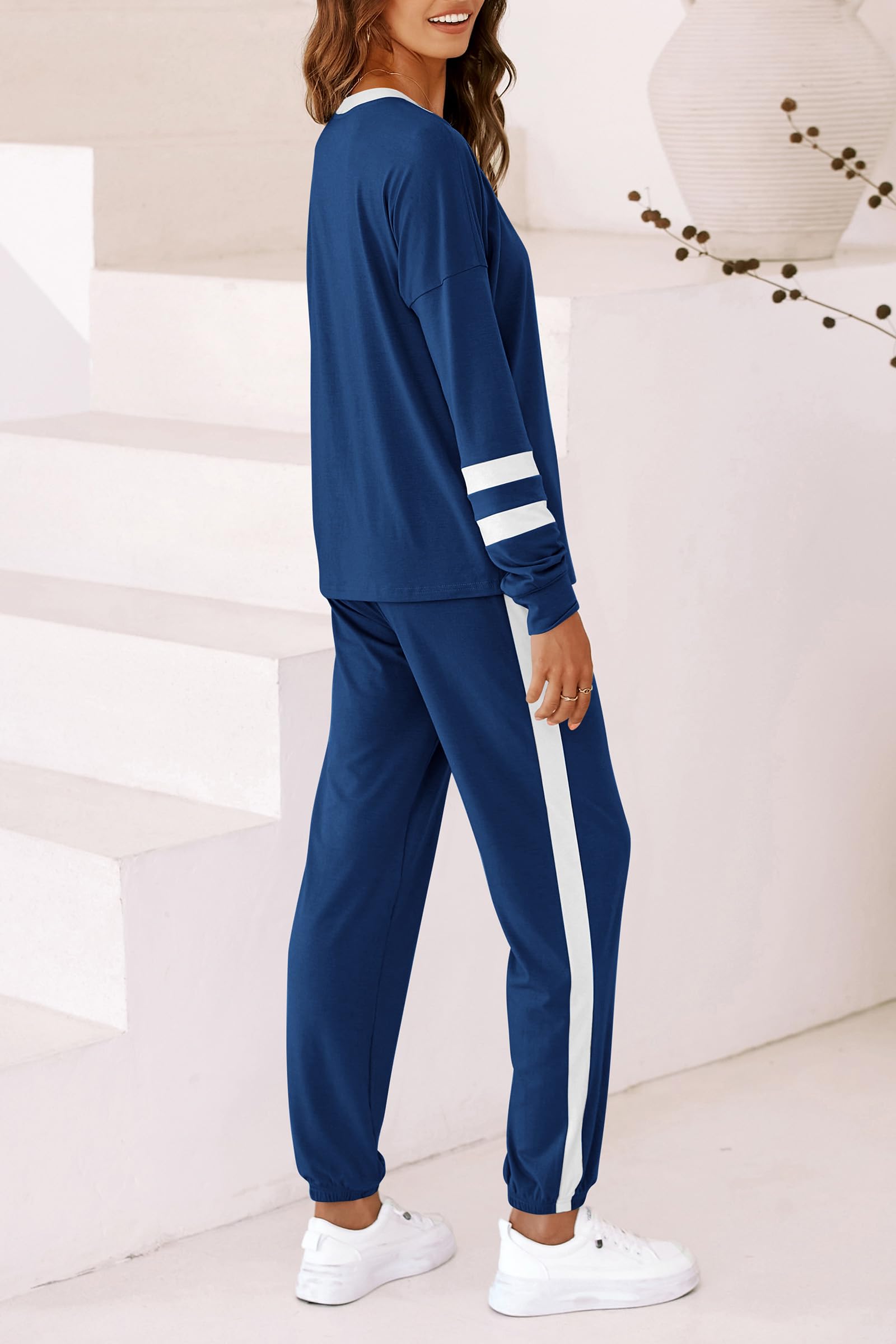 Airport Travel Outfit Women Fall 2 Piece Matching Lounge Sets