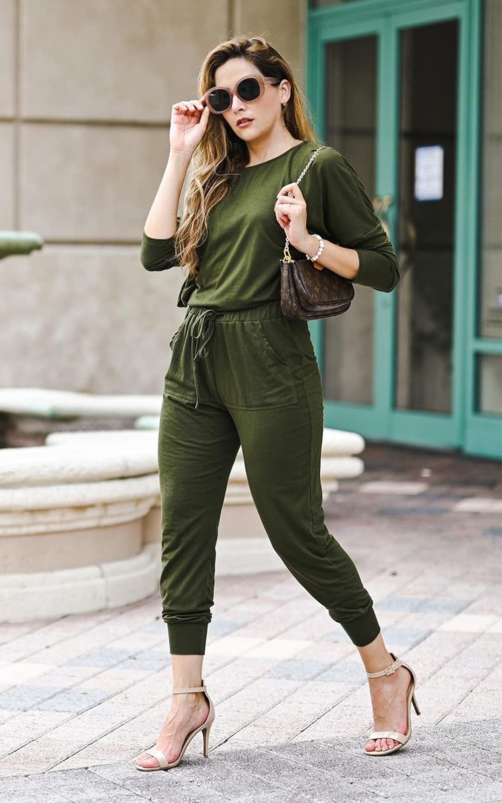 Airport Travel Outfit Women Fall 2 Piece Matching Lounge Sets