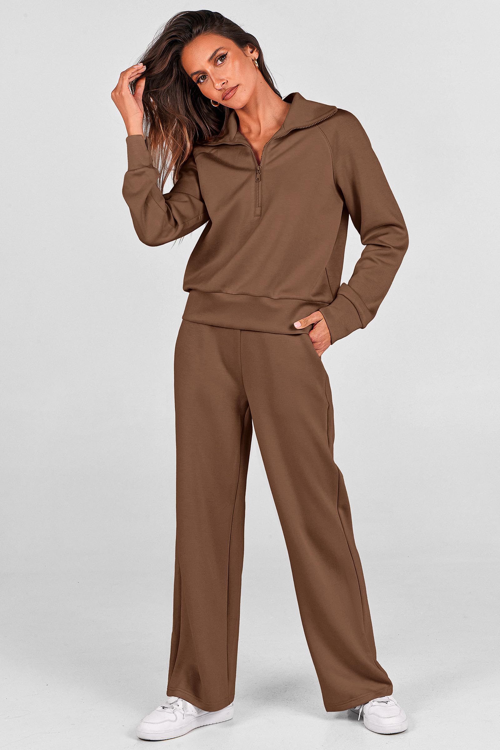 Women's 2 Piece Matching Lounge Set Sweatsuits