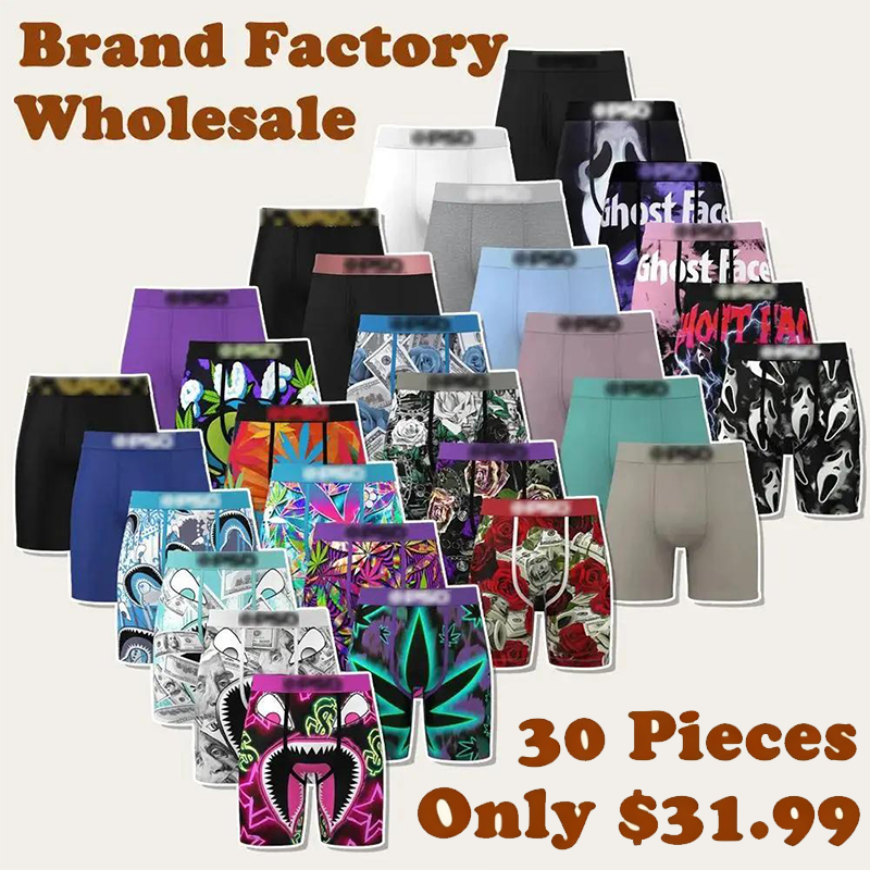 🔥Men's Novelty Graphic Long Leg Boxer Briefs