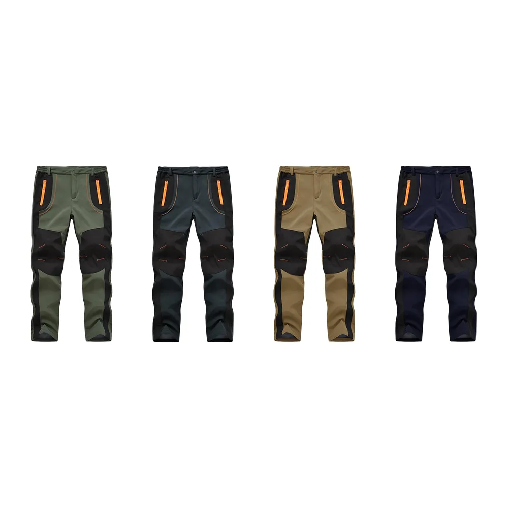 Men's Waterproof Fleece-Lined Softshell Pants