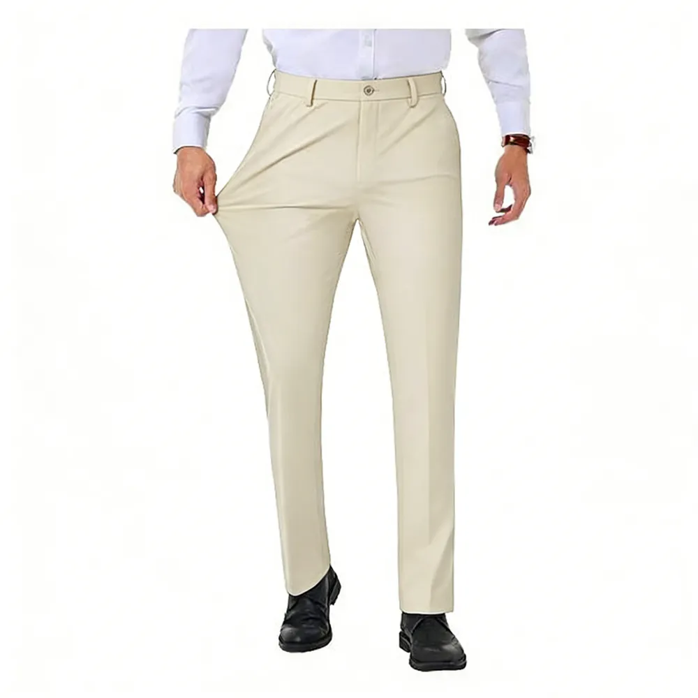 Men's Stretch Dress Pants No Iron Golf Pants Expandable