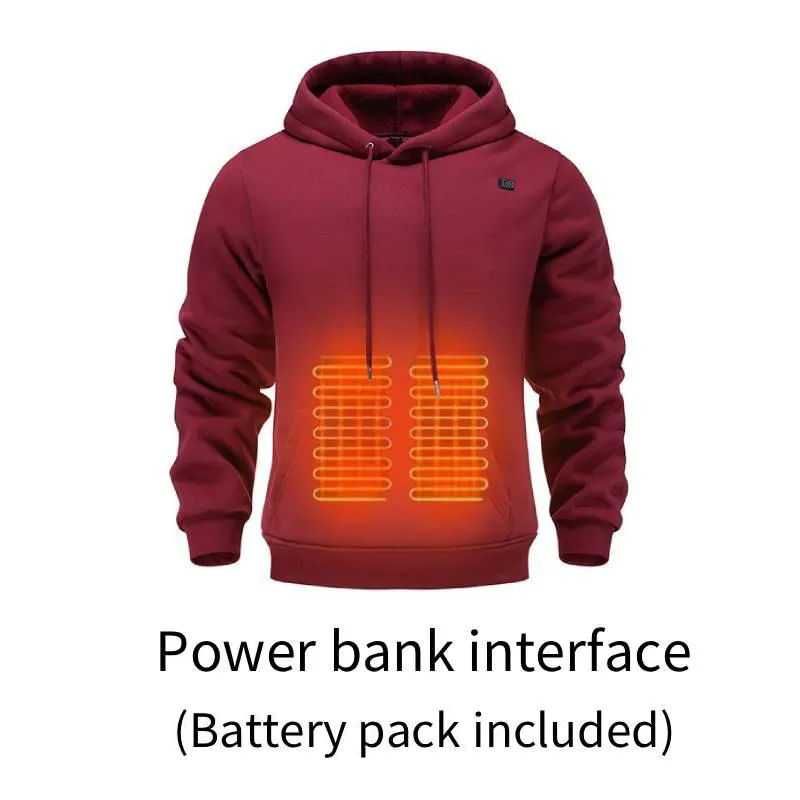 Men's Smart Heated Hoodie (Equipped with a Charging Battery)