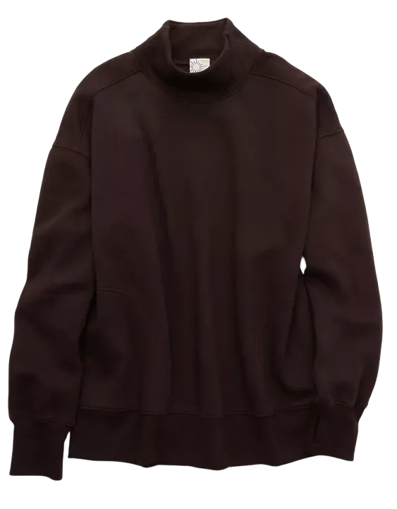 🔥 6-Color 6-Set - $26.9 Today 🔥Cloud Fleece Oversized Mockneck Sweatshirt+Barrel Sweatpant Matching Sets
