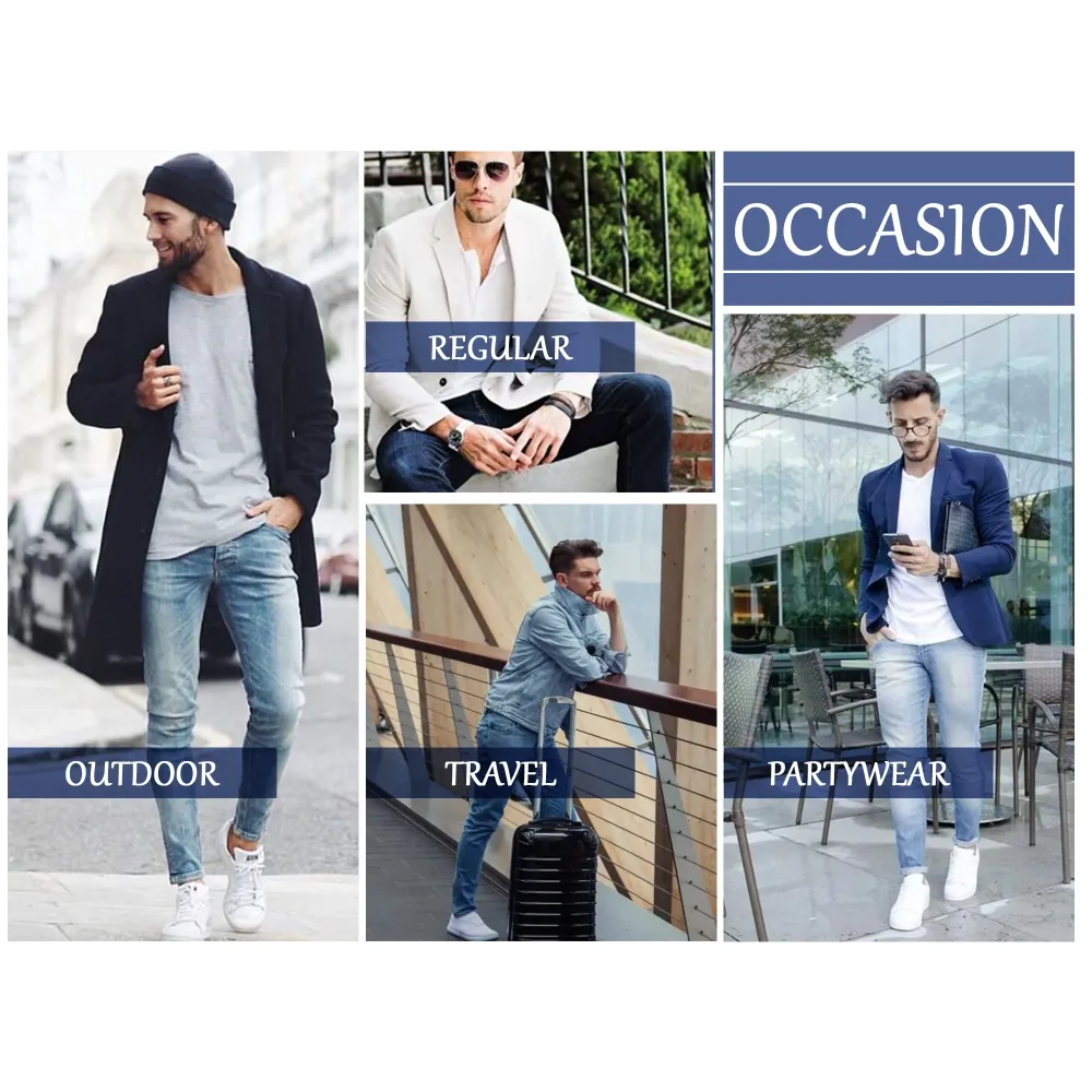 Men's 6-Pack Flex Stretch Slim Straight Jeans