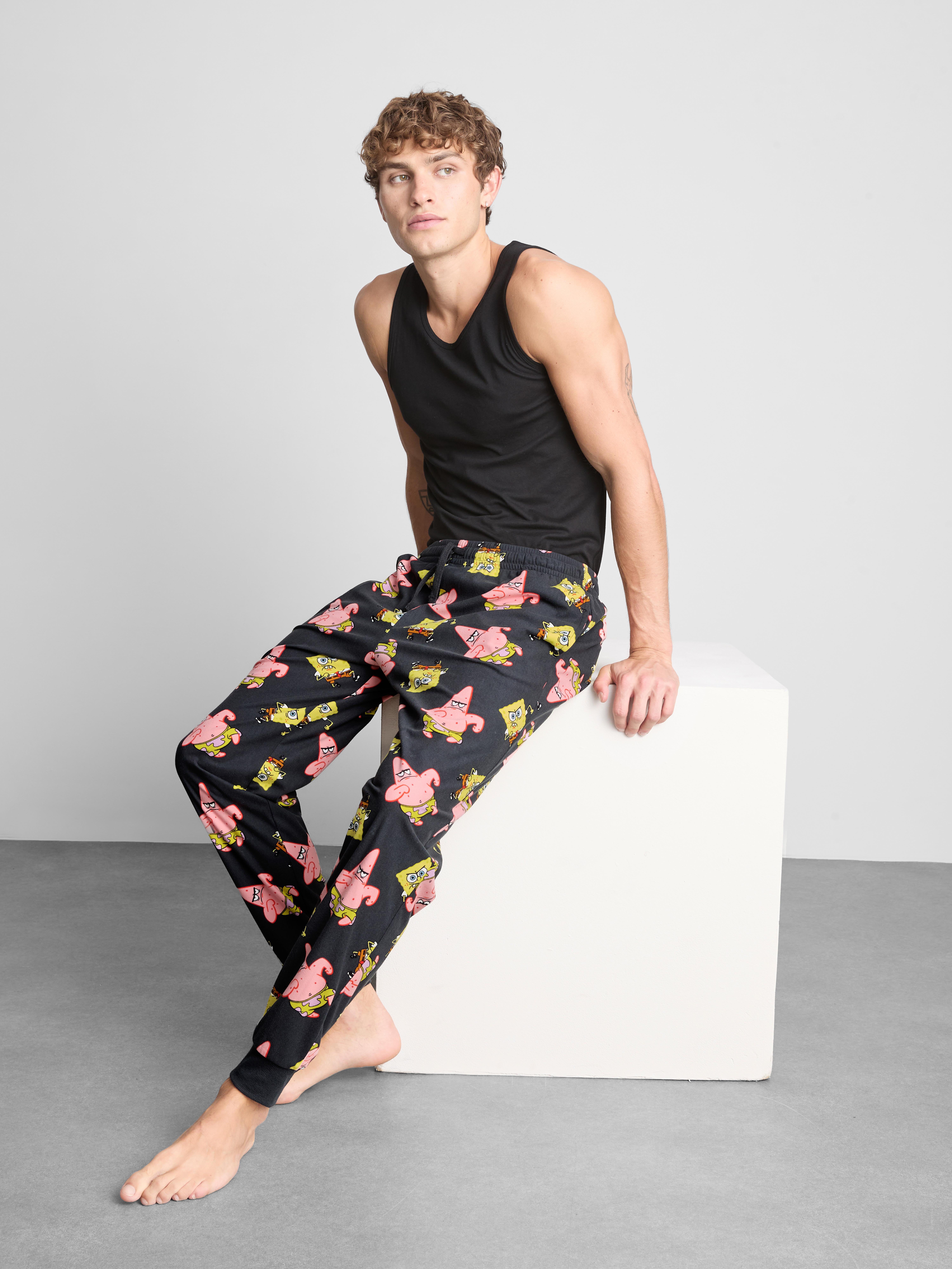 SpongeBob SquarePants Cuffed Pajama Bottoms