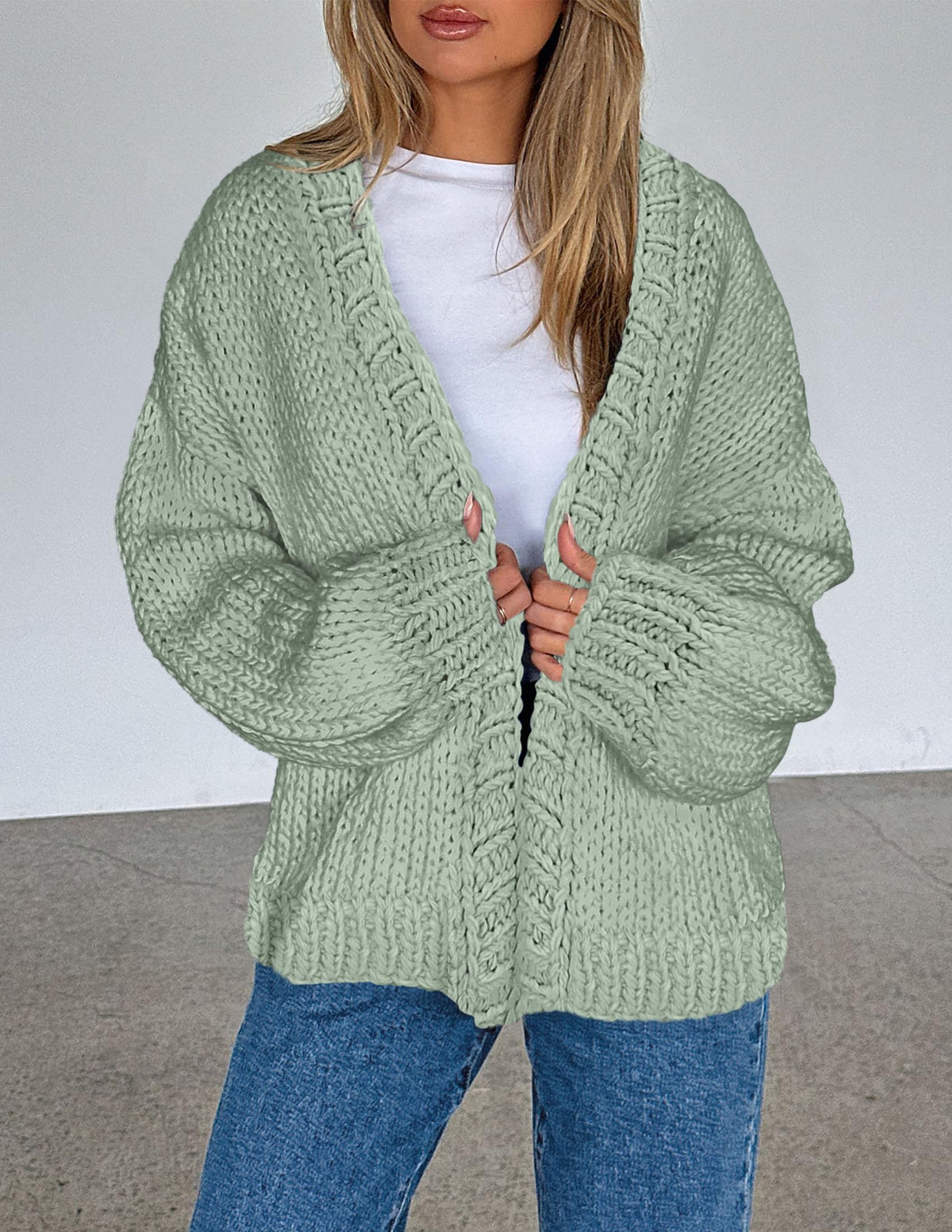Cardigan Sweaters for Women Trendy Fall Fashion Knit Sweaters