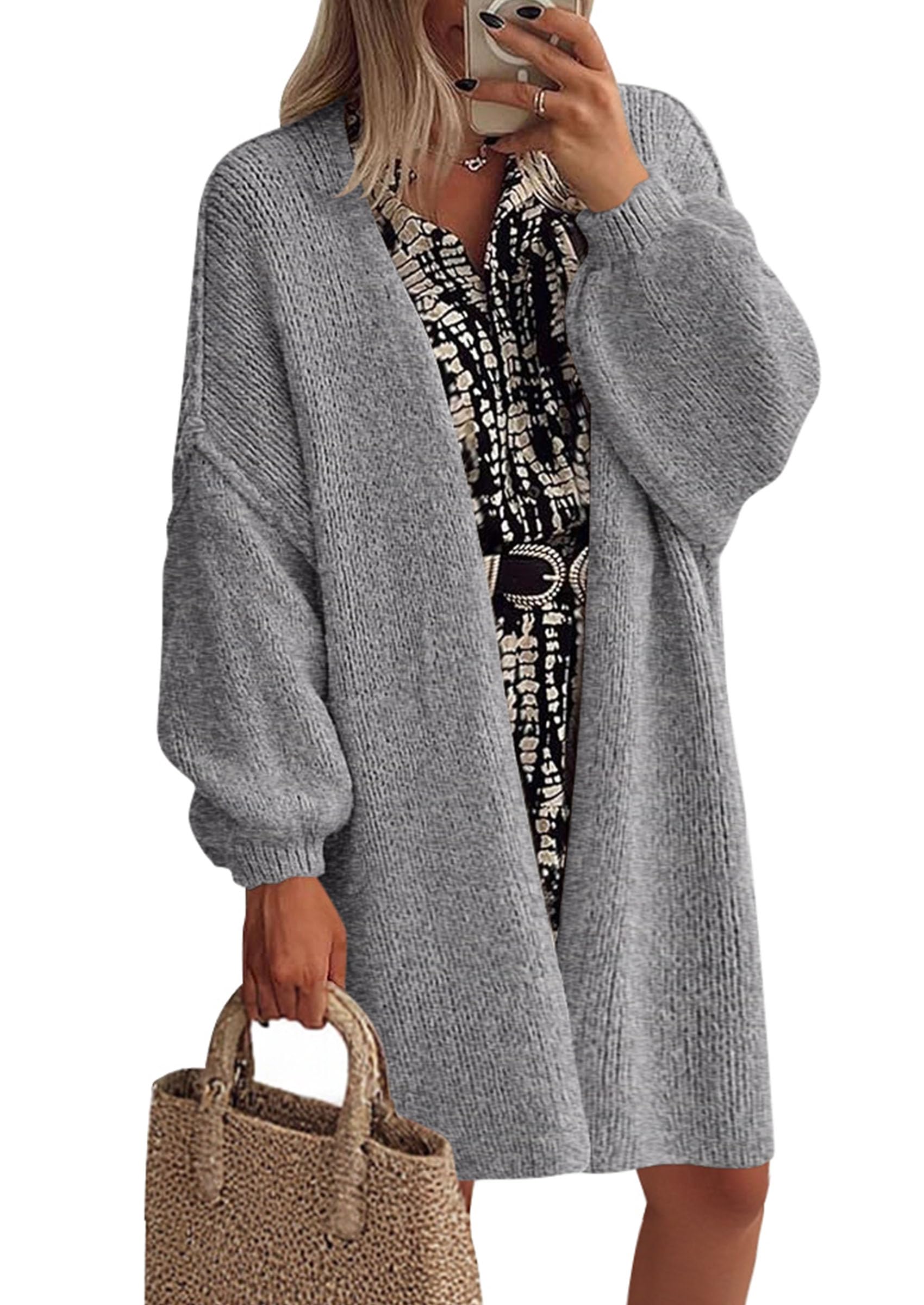 Cardigan Sweaters for Women Fall Oversized Long Cardigans