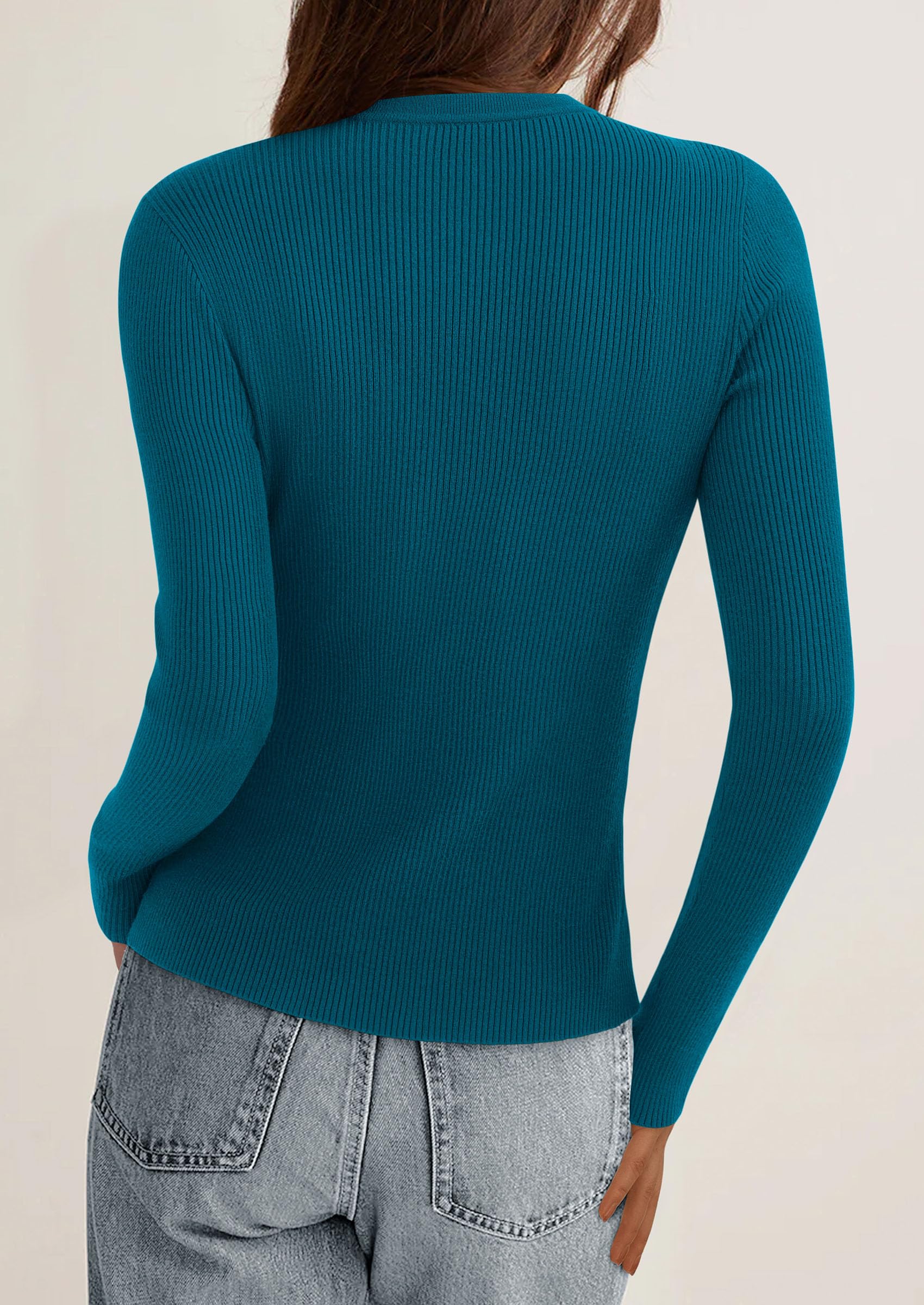 Women's Fall Lightweight Cardigan Sweaters,Lake Blue,S