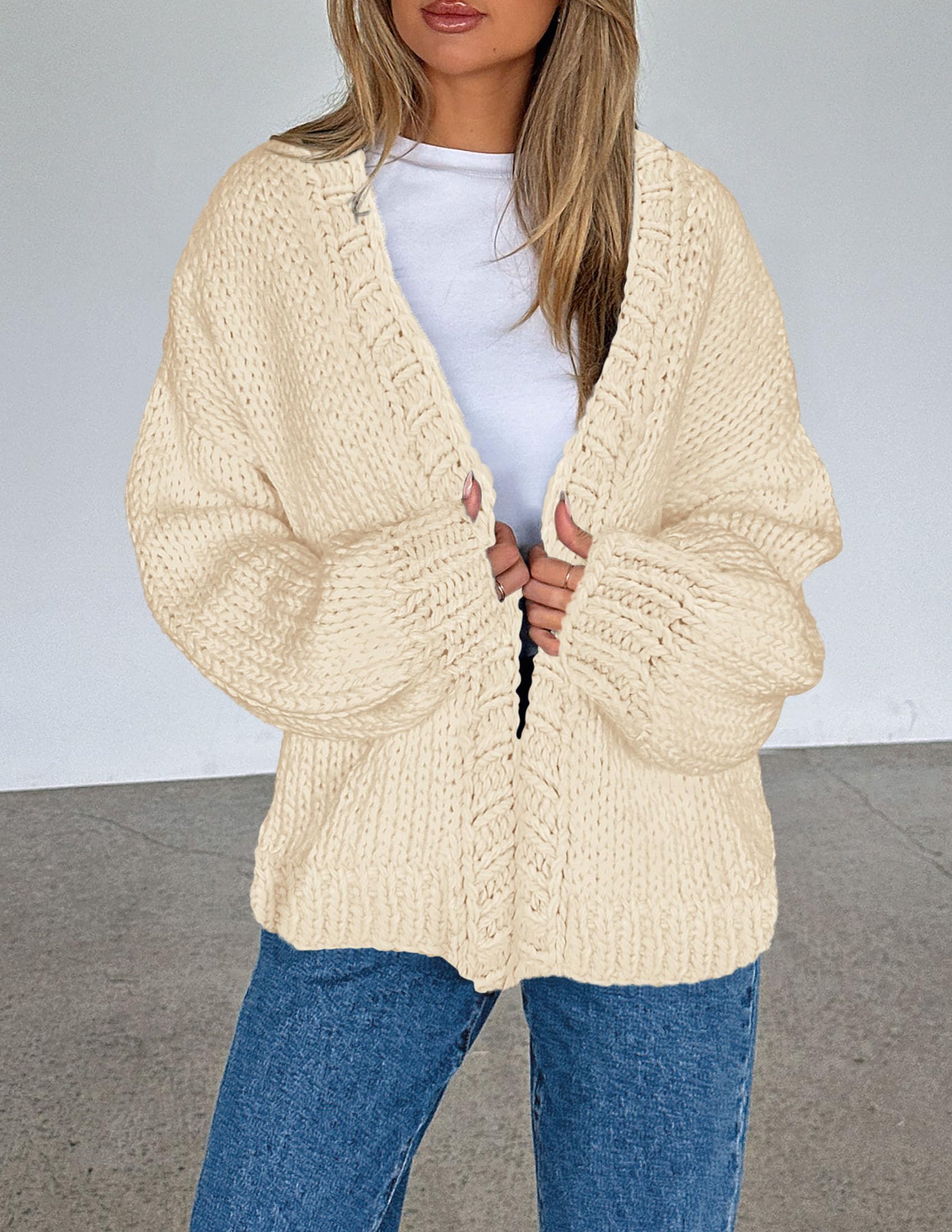 Cardigan Sweaters for Women Trendy Fall Fashion Knit Sweaters