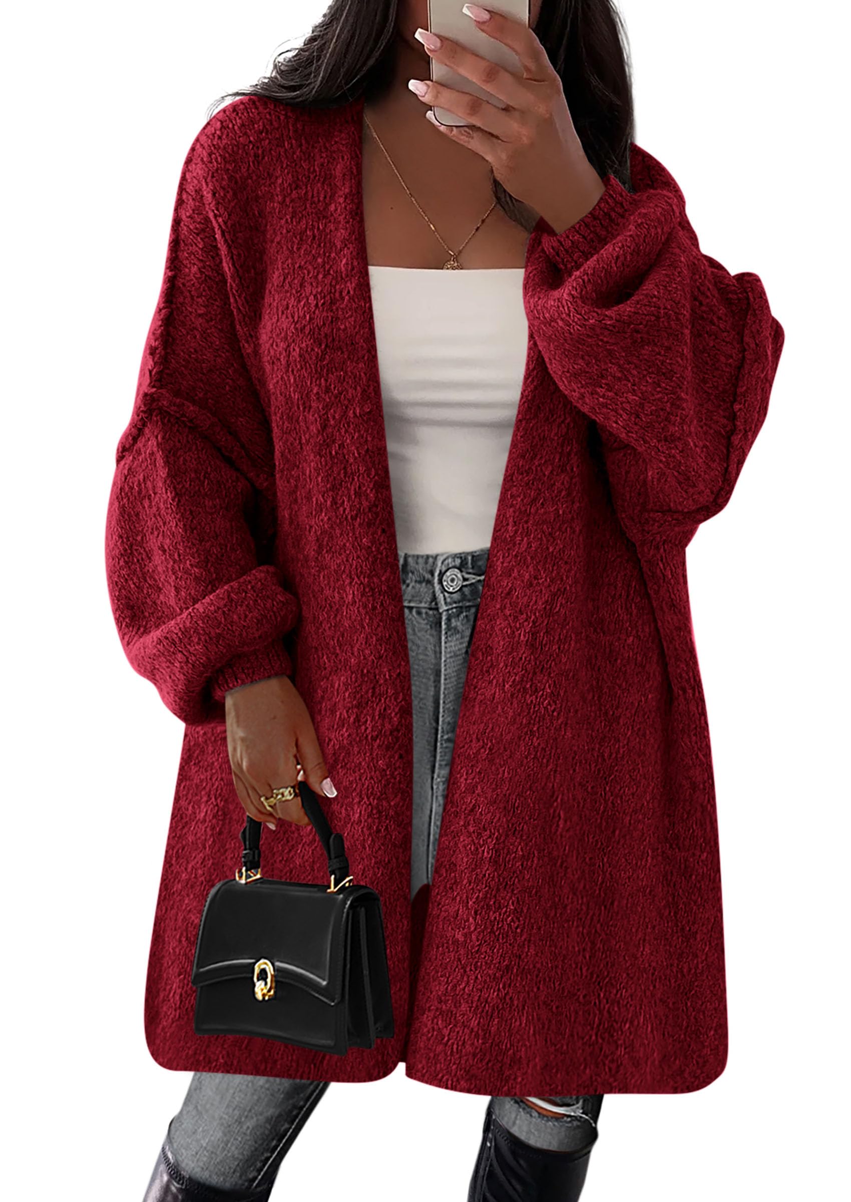 Cardigan Sweaters for Women Fall Oversized Long Cardigans