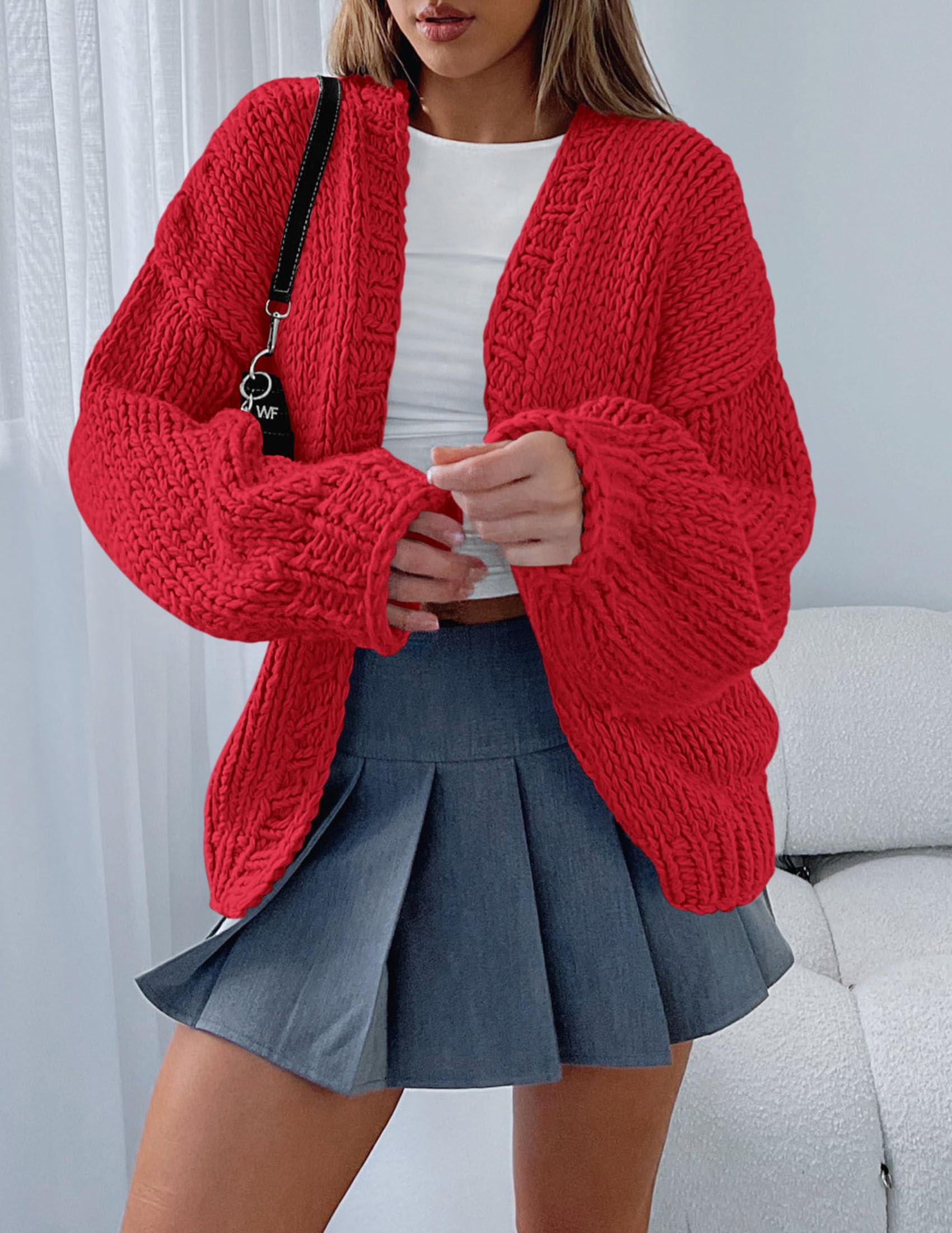 Cardigan Sweaters for Women Trendy Fall Fashion Knit Sweaters