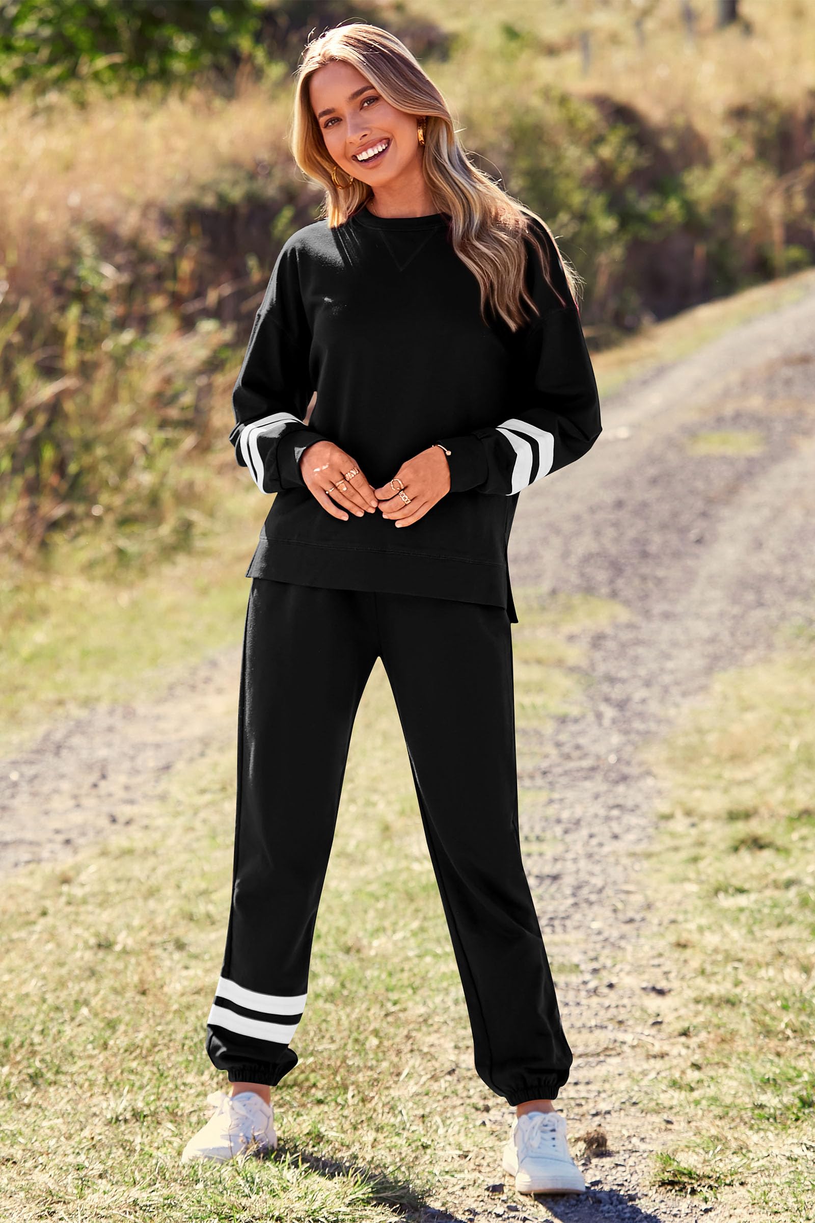 Women's Pajama Sets Casual 2 Piece Fall Matching Lounge Set