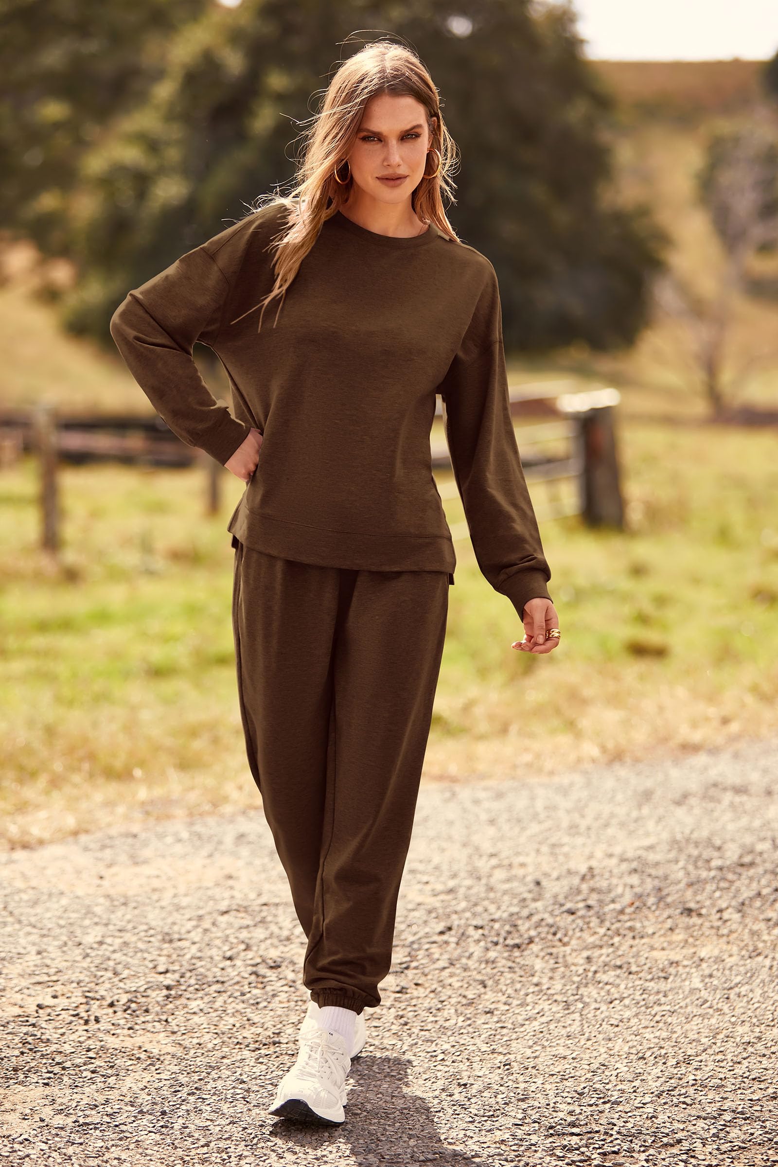 Women's Pajama Sets Casual 2 Piece Fall Matching Lounge Set