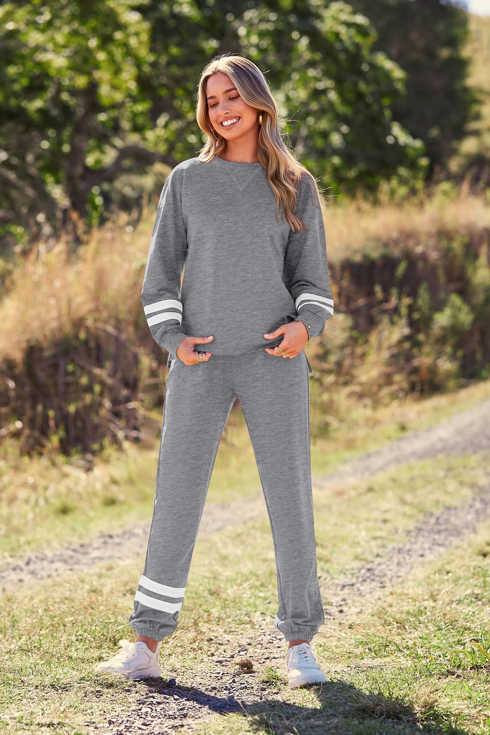 Women's Pajama Sets Casual 2 Piece Fall Matching Lounge Set