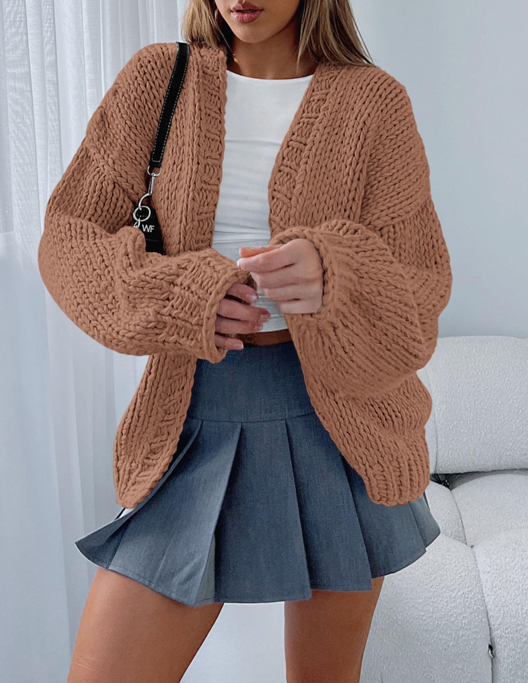Cardigan Sweaters for Women Trendy Fall Fashion Knit Sweaters