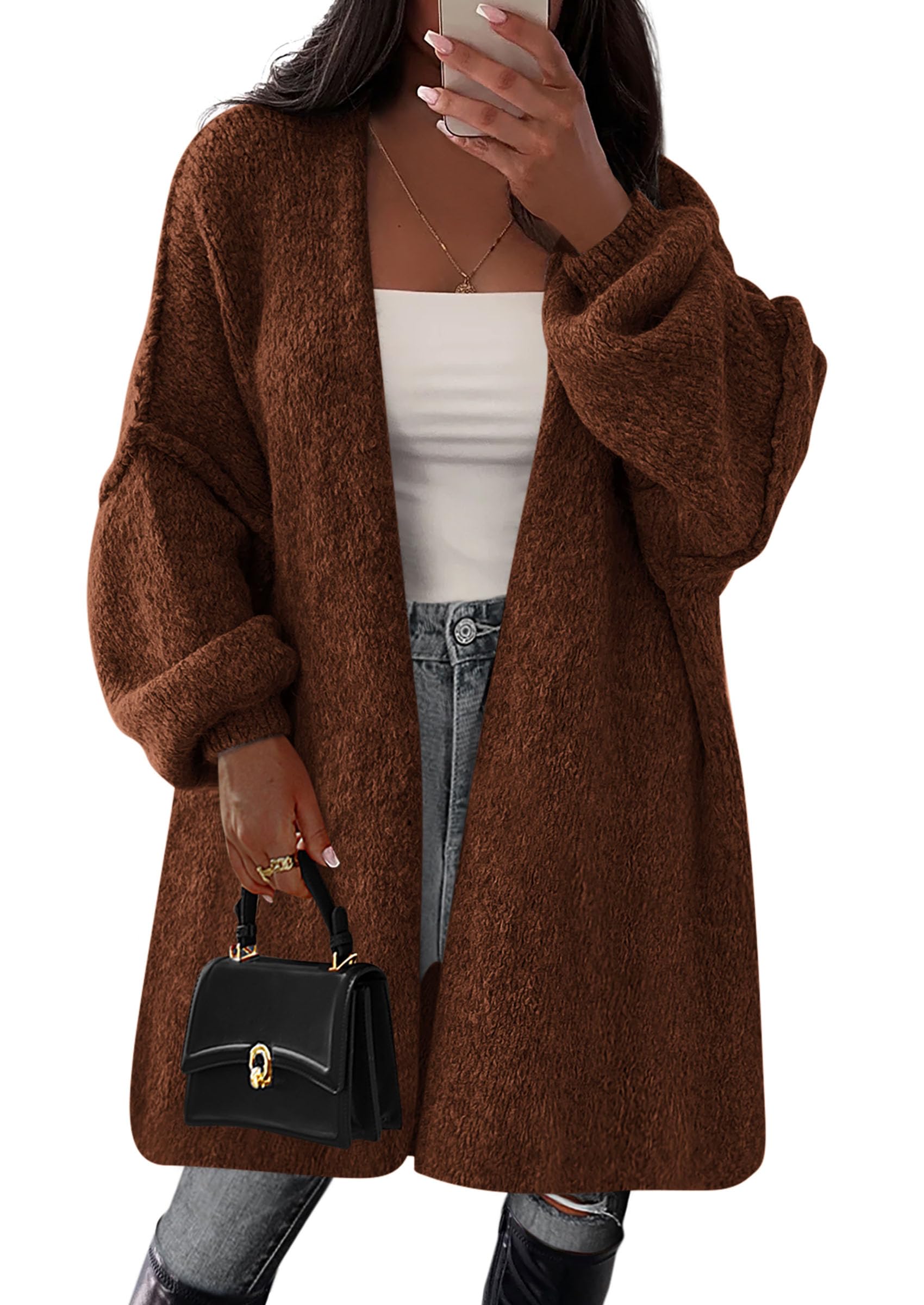 Cardigan Sweaters for Women Fall Oversized Long Cardigans