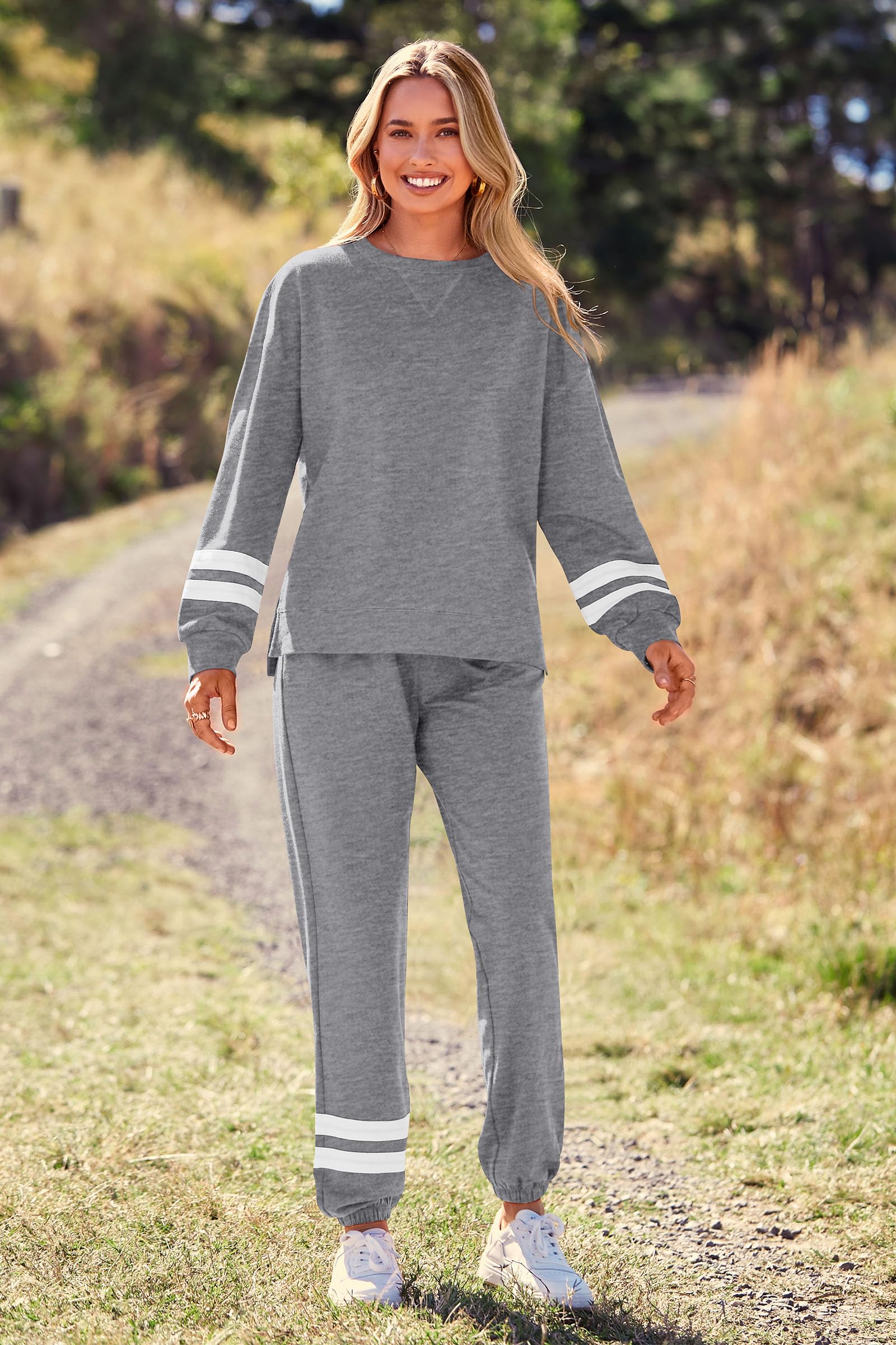 Women's Pajama Sets Casual 2 Piece Fall Matching Lounge Set