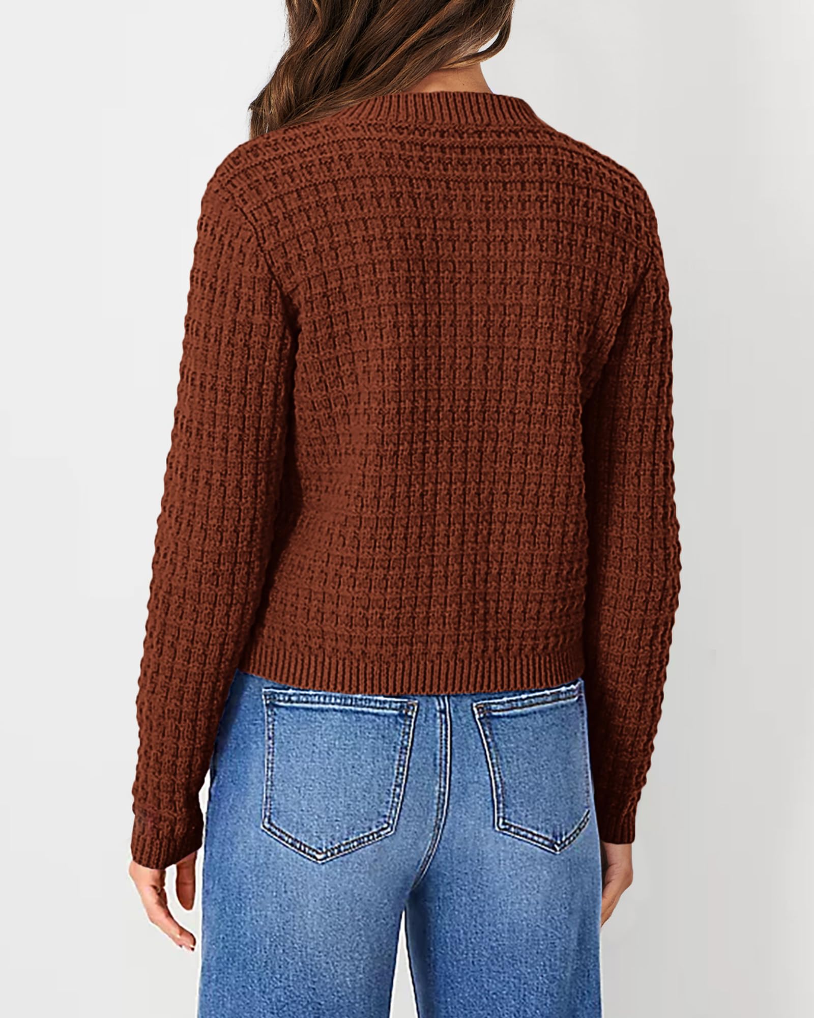 Women's Fall Lightweight Cardigan Sweaters Caramel