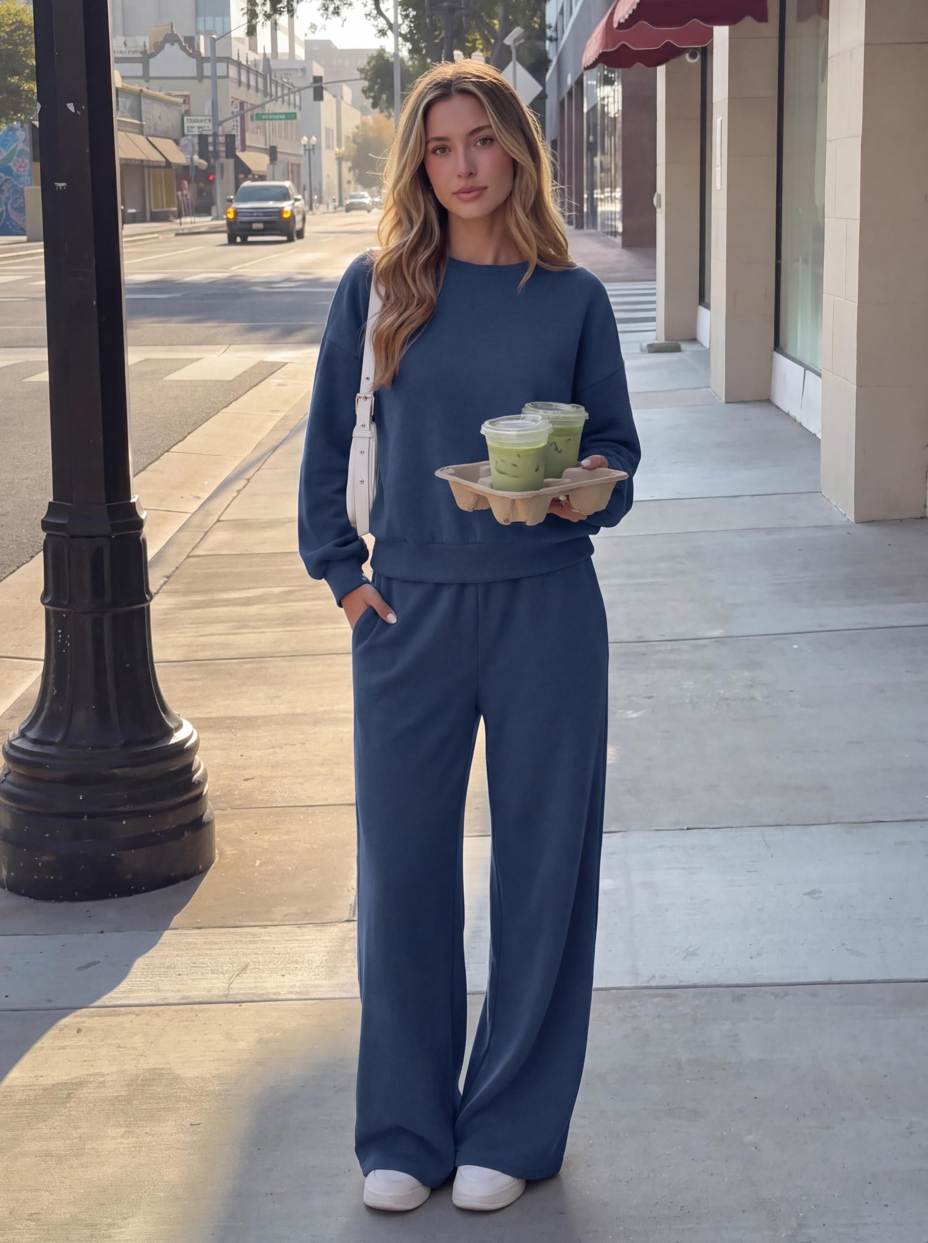 2 Piece Lounge Sets for Women Casual Sweatsuits Fall Clothes