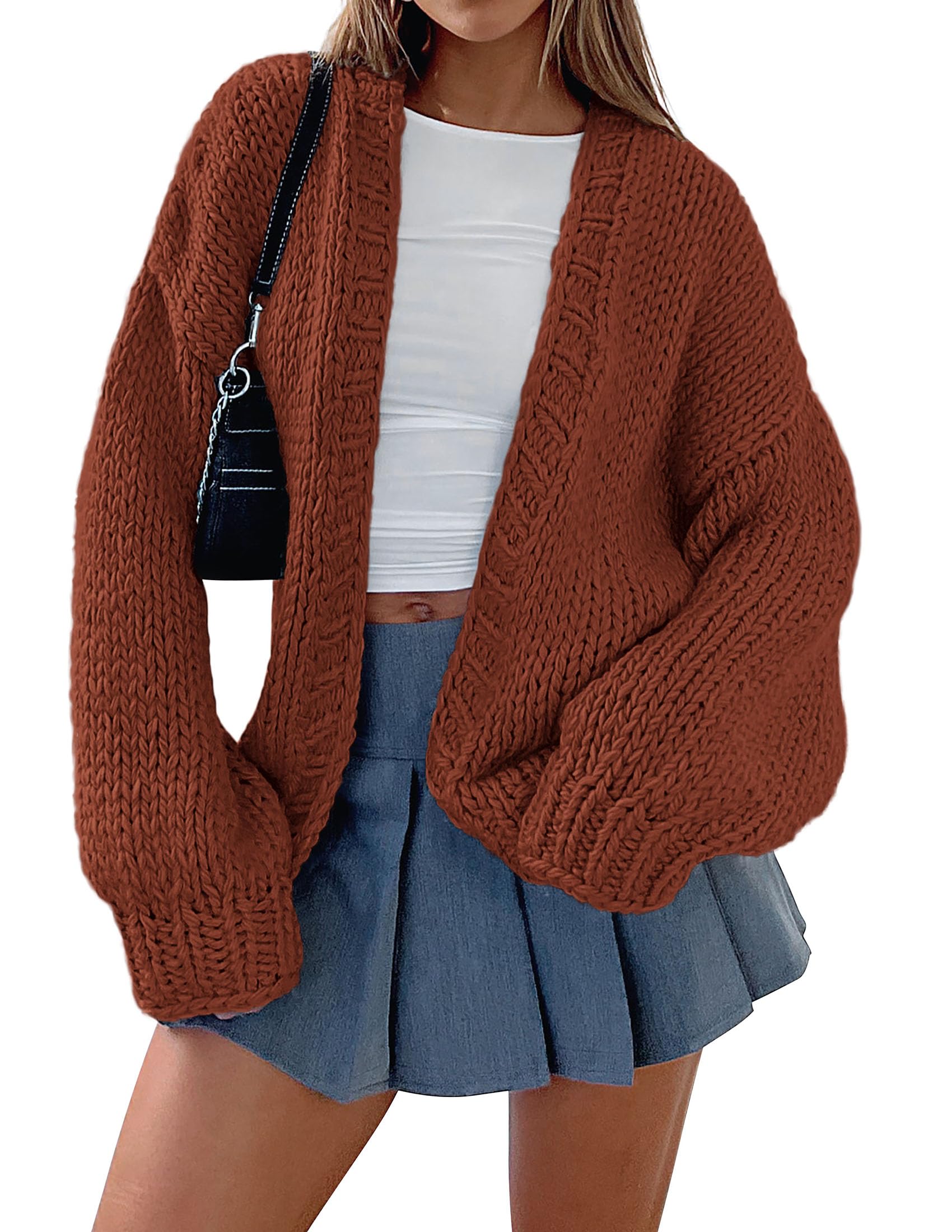 Cardigan Sweaters for Women Trendy Fall Fashion Knit Sweaters