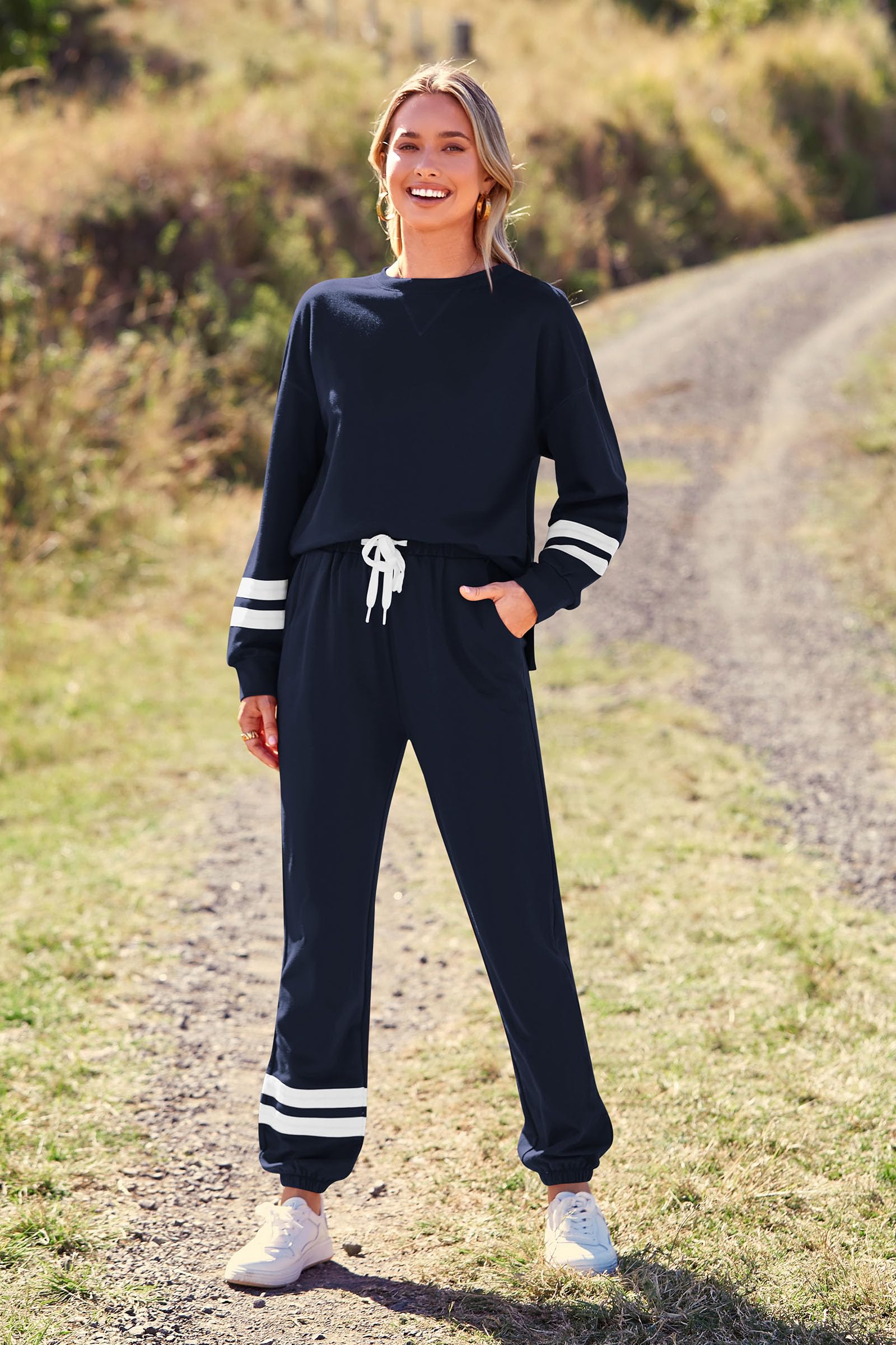 Women's Pajama Sets Casual 2 Piece Fall Matching Lounge Set