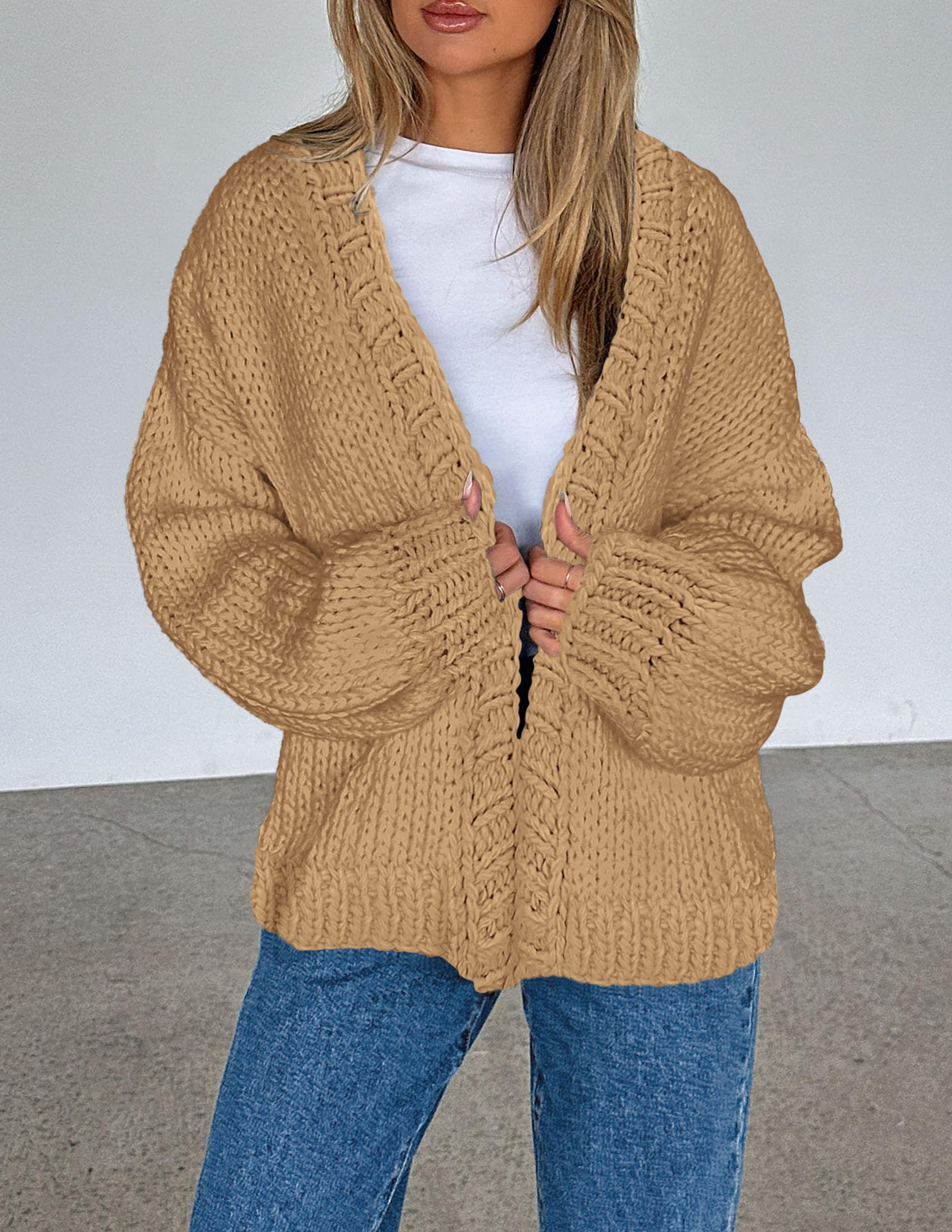 Cardigan Sweaters for Women Trendy Fall Fashion Knit Sweaters