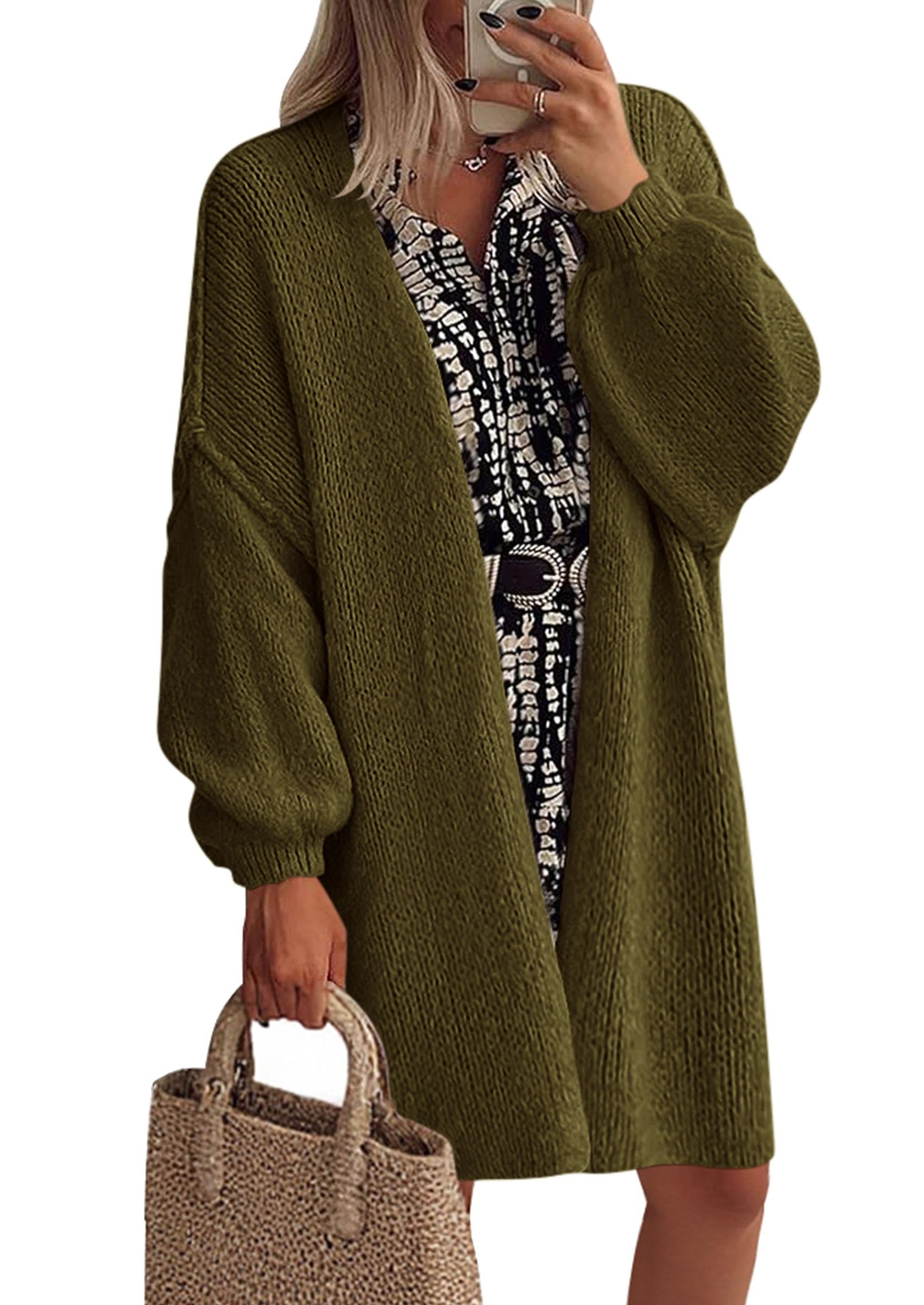 Cardigan Sweaters for Women Fall Oversized Long Cardigans