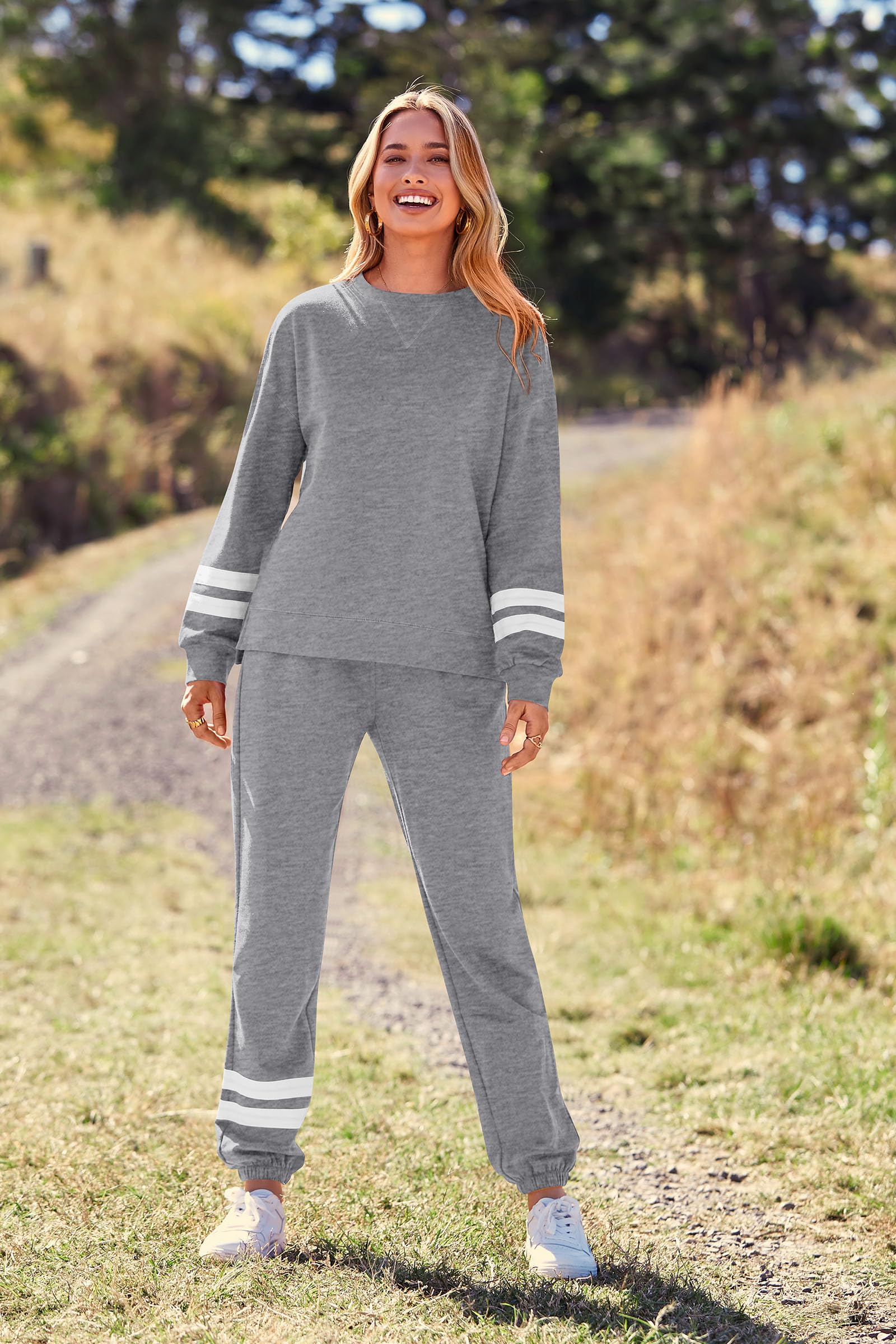 Women's Pajama Sets Casual 2 Piece Fall Matching Lounge Set