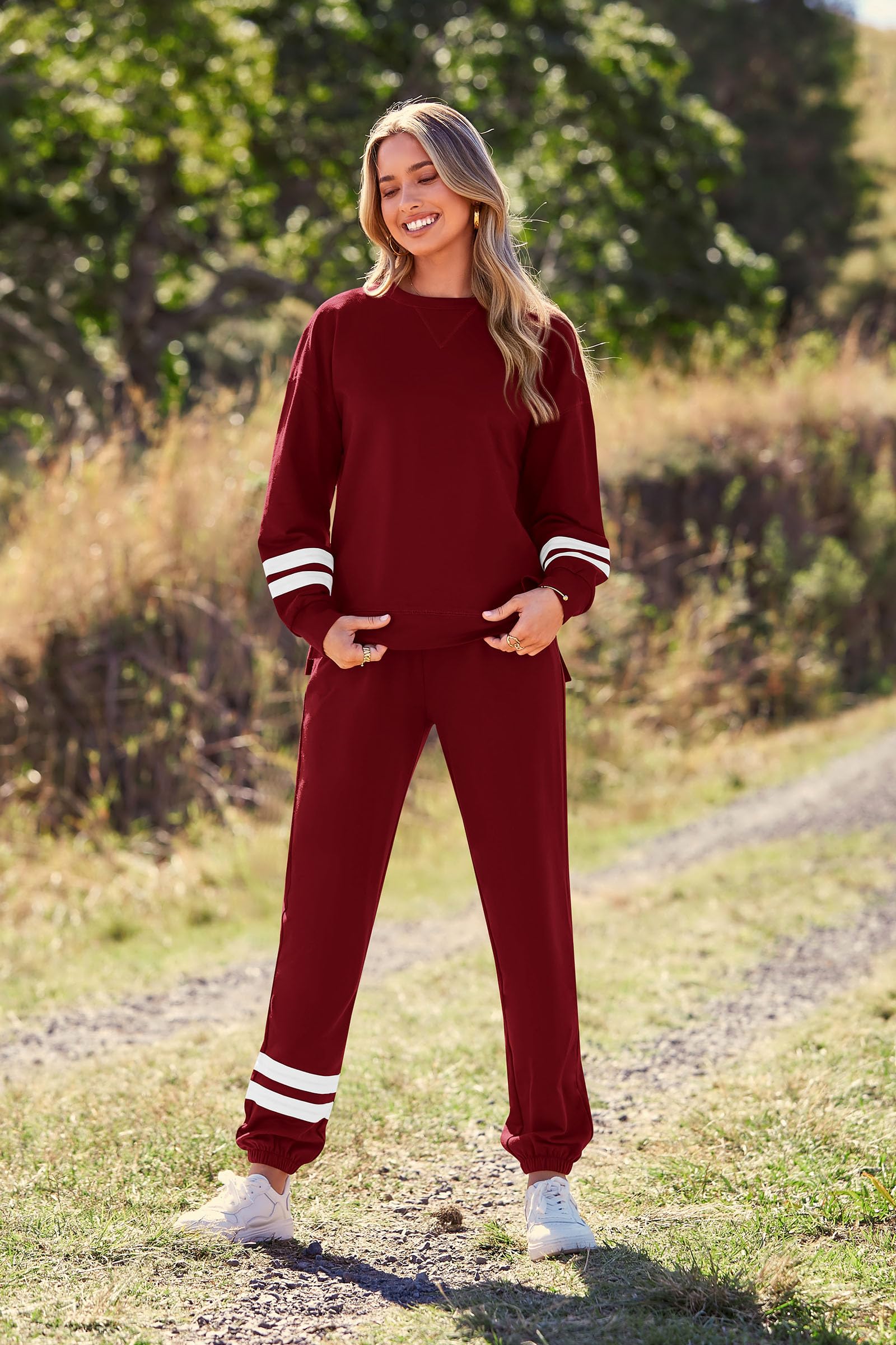 Women's Pajama Sets Casual 2 Piece Fall Matching Lounge Set
