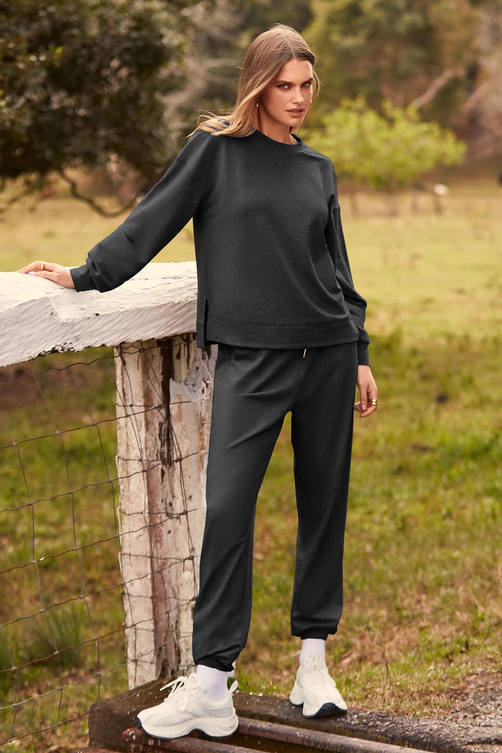 Women's Pajama Sets Casual 2 Piece Fall Matching Lounge Set