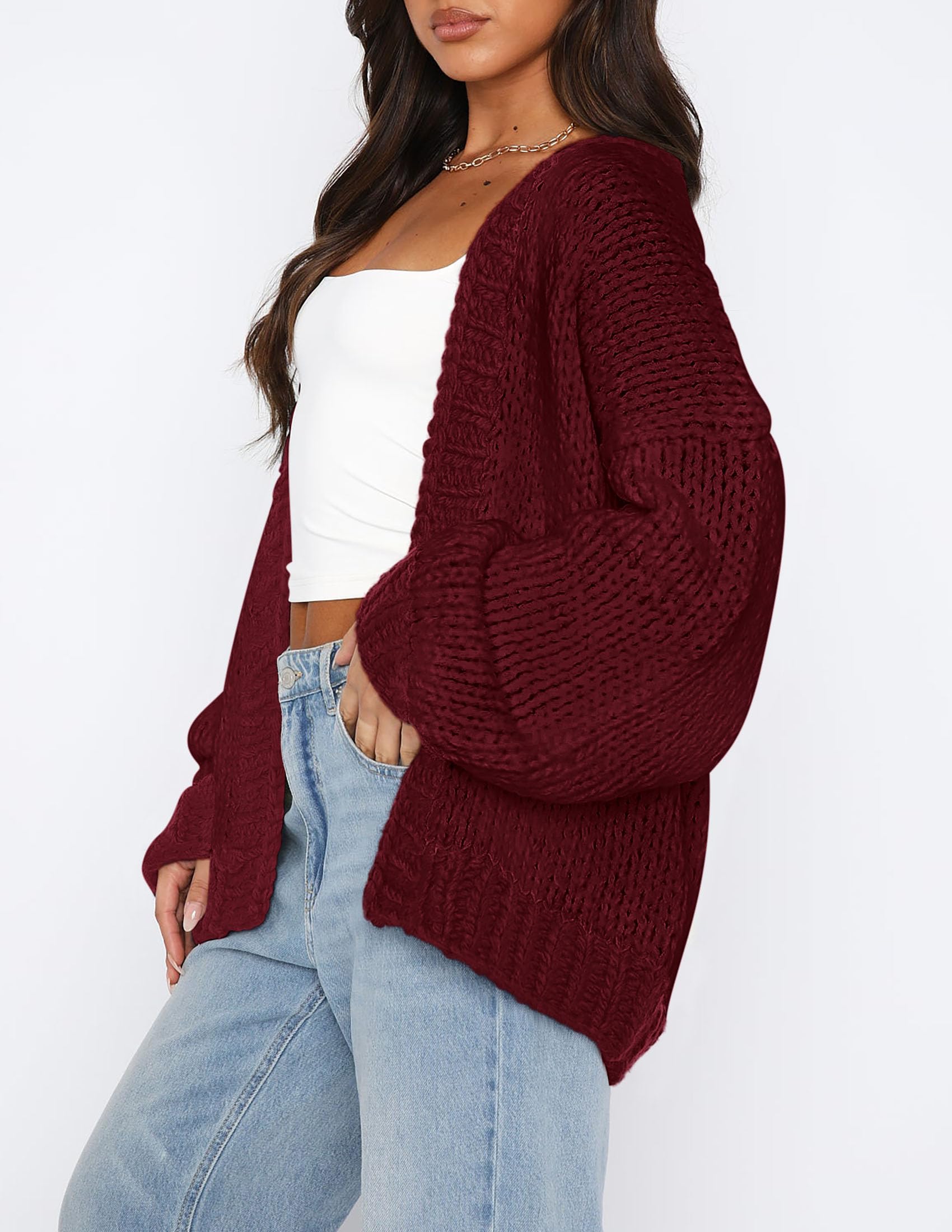 Cardigan Sweaters for Women Trendy Fall Fashion Knit Sweaters