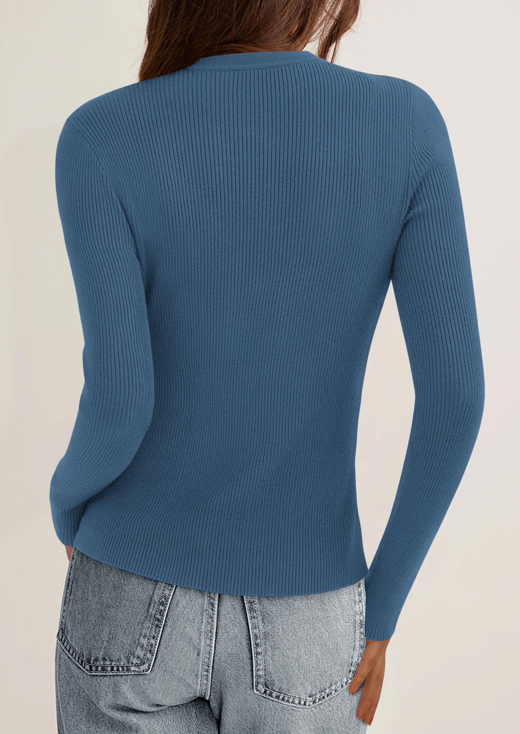 Women's Fall Lightweight Cardigan Sweaters,Dusty Blue,S
